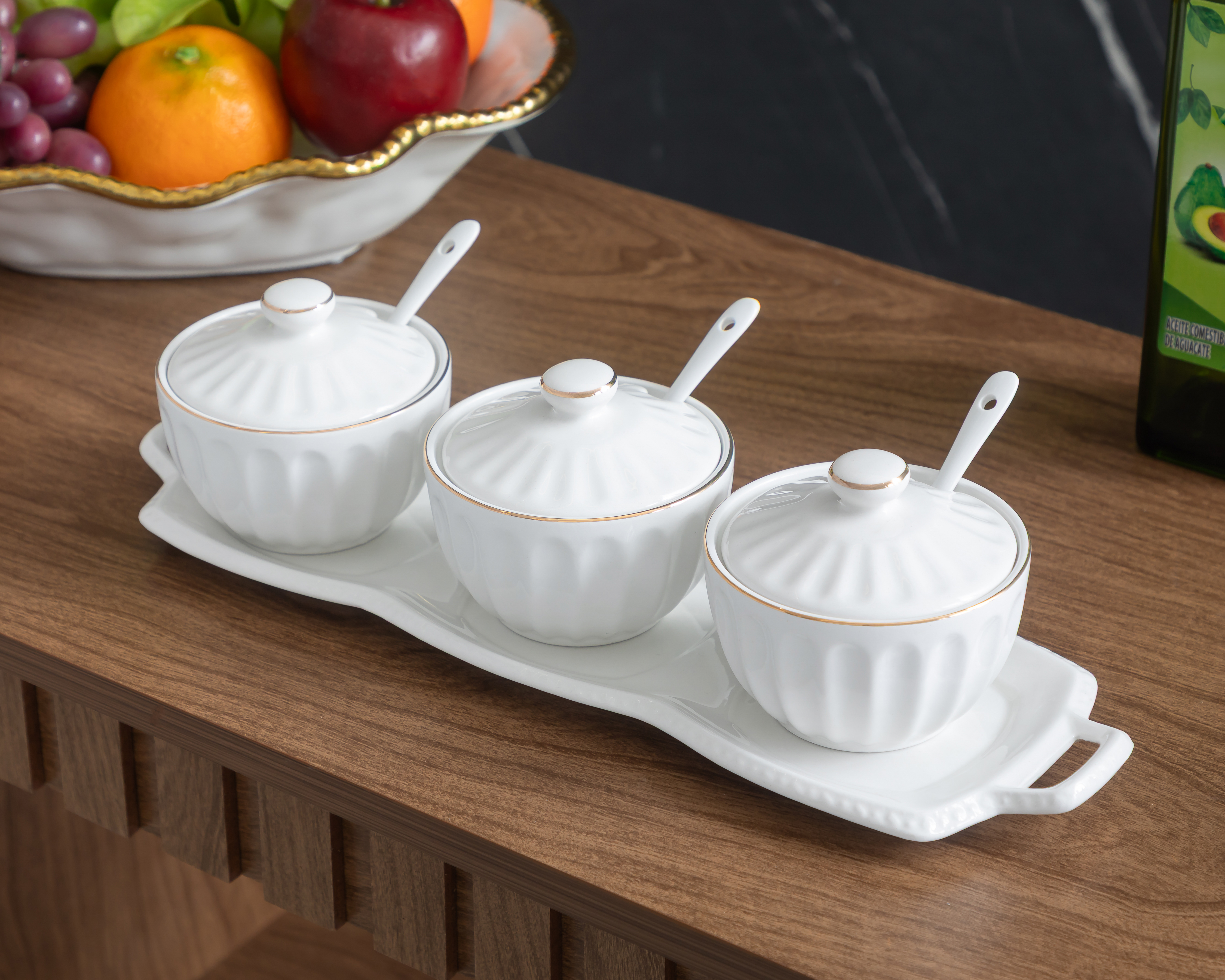 Foto 4 | Foto 4 | Contenedor de Cerámica Starhaus 200 ml 7 Piezas