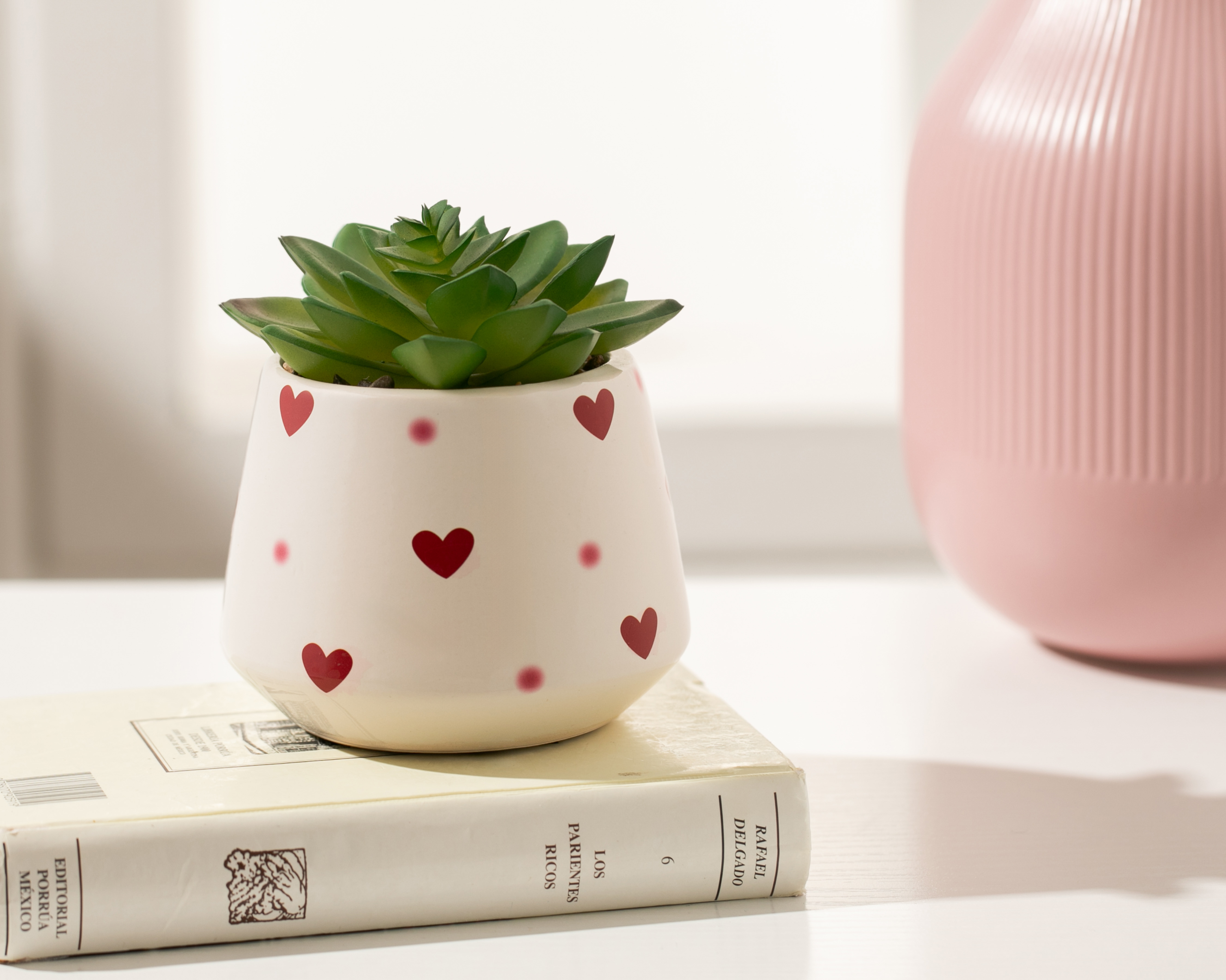 Foto 5 pulgar | Foto 4 | Suculenta Artificial con Maceta Starhaus 13 cm