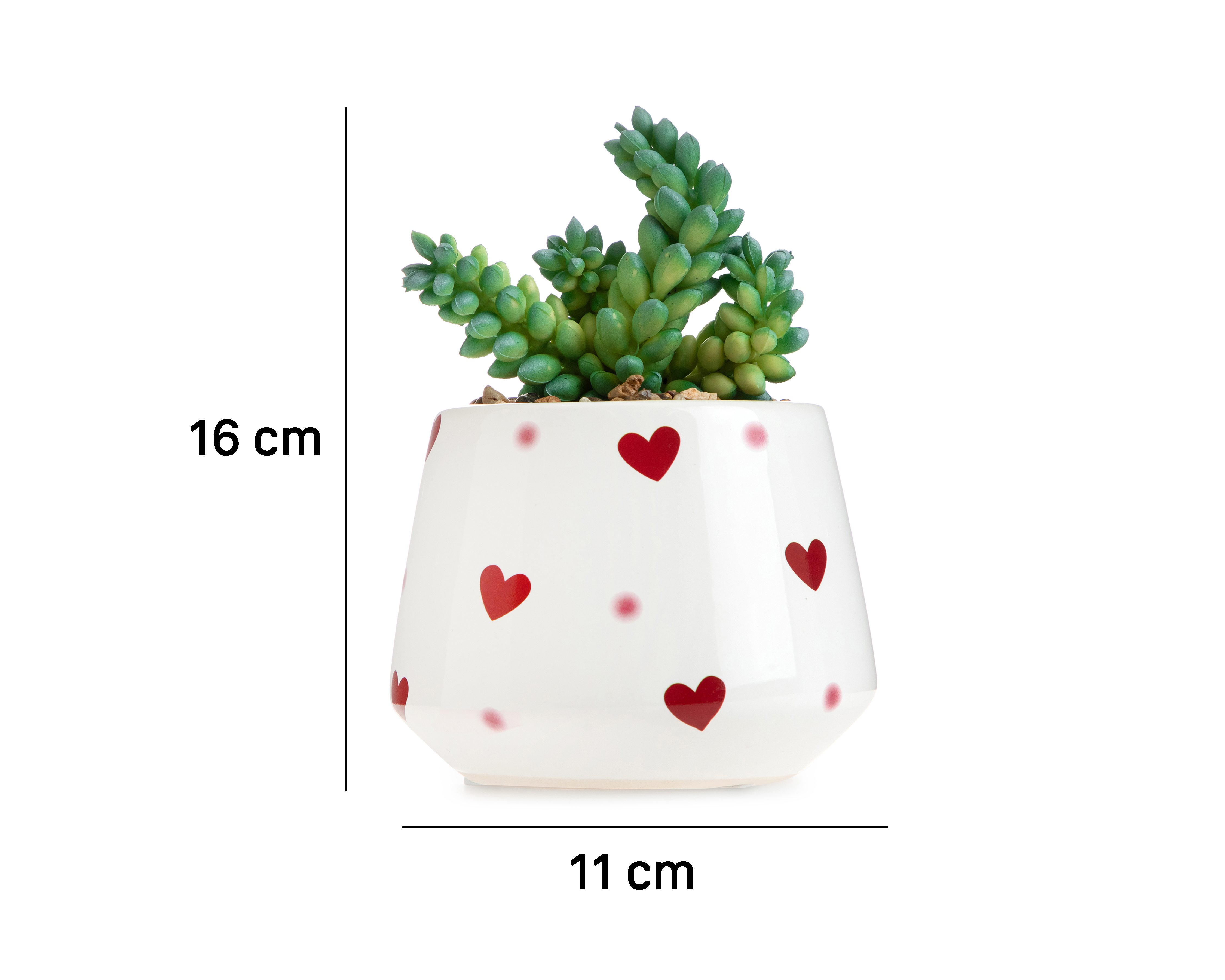 Foto 5 | Foto 5 | Suculenta Artificial con Maceta Starhaus 16 cm