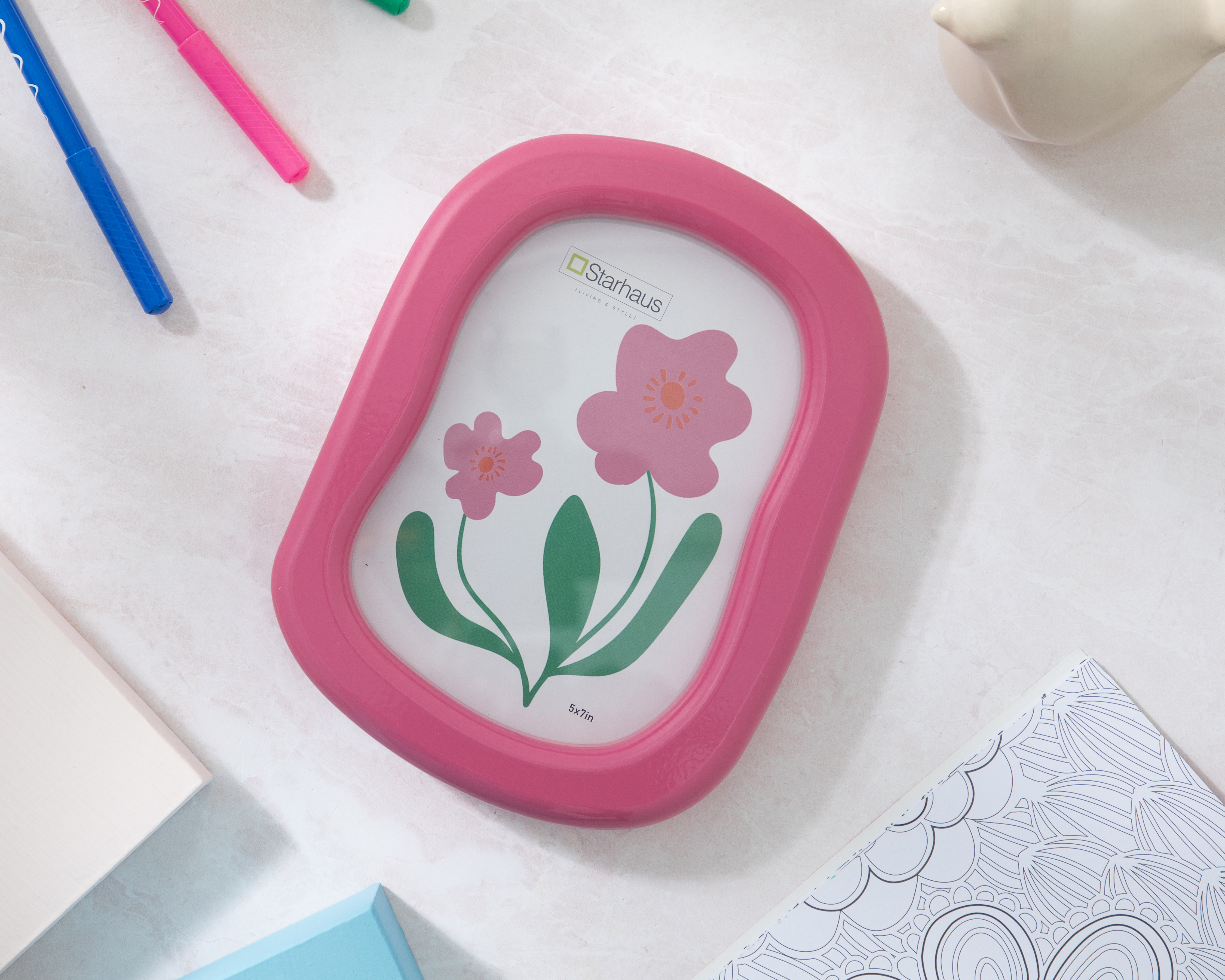 Foto 5 pulgar | Foto 4 | Portarretrato de Resina Starhaus 5 x 7 Pulgadas