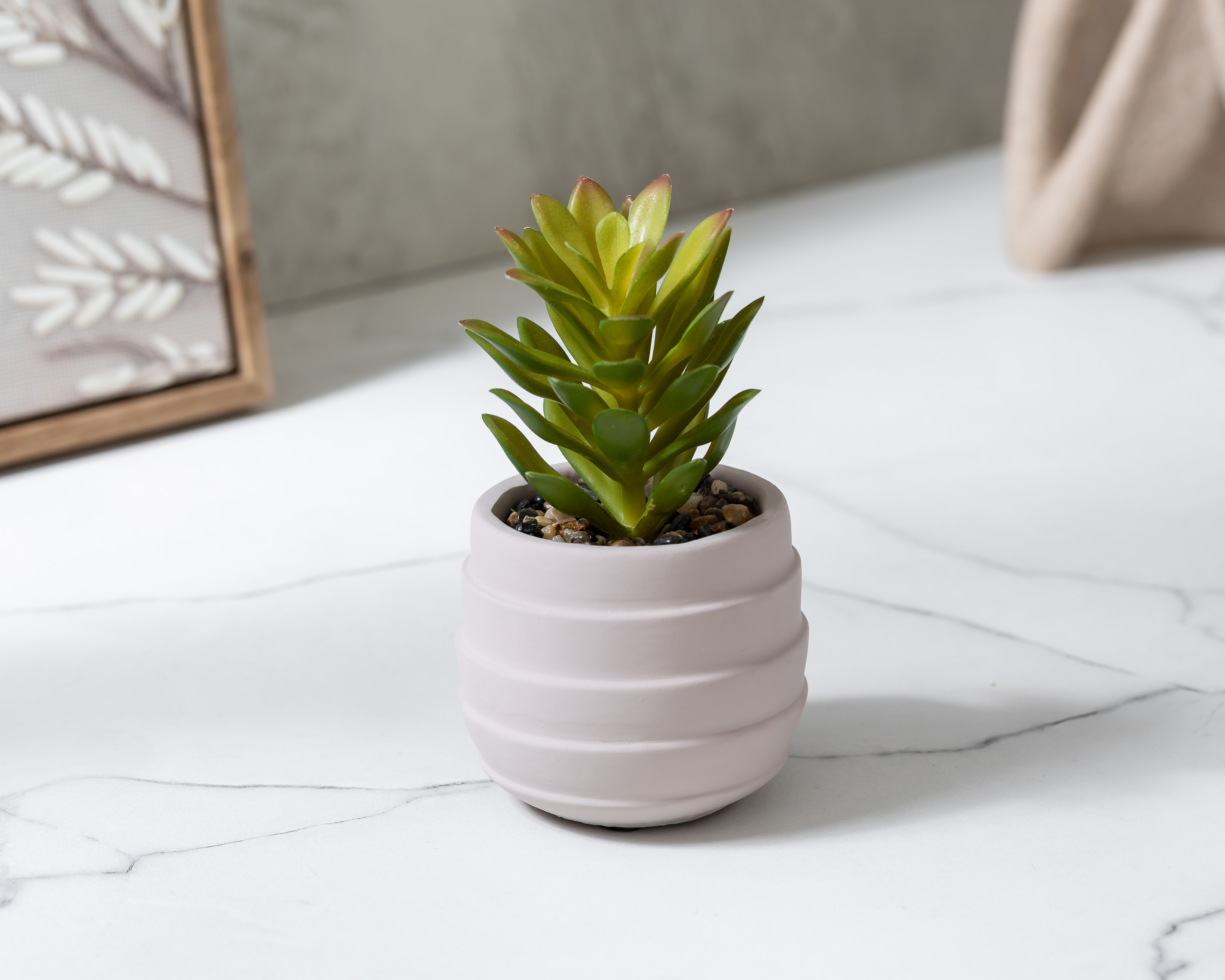 Foto 5 pulgar | Foto 4 | Suculenta Artificial con Maceta Starhaus 15 cm