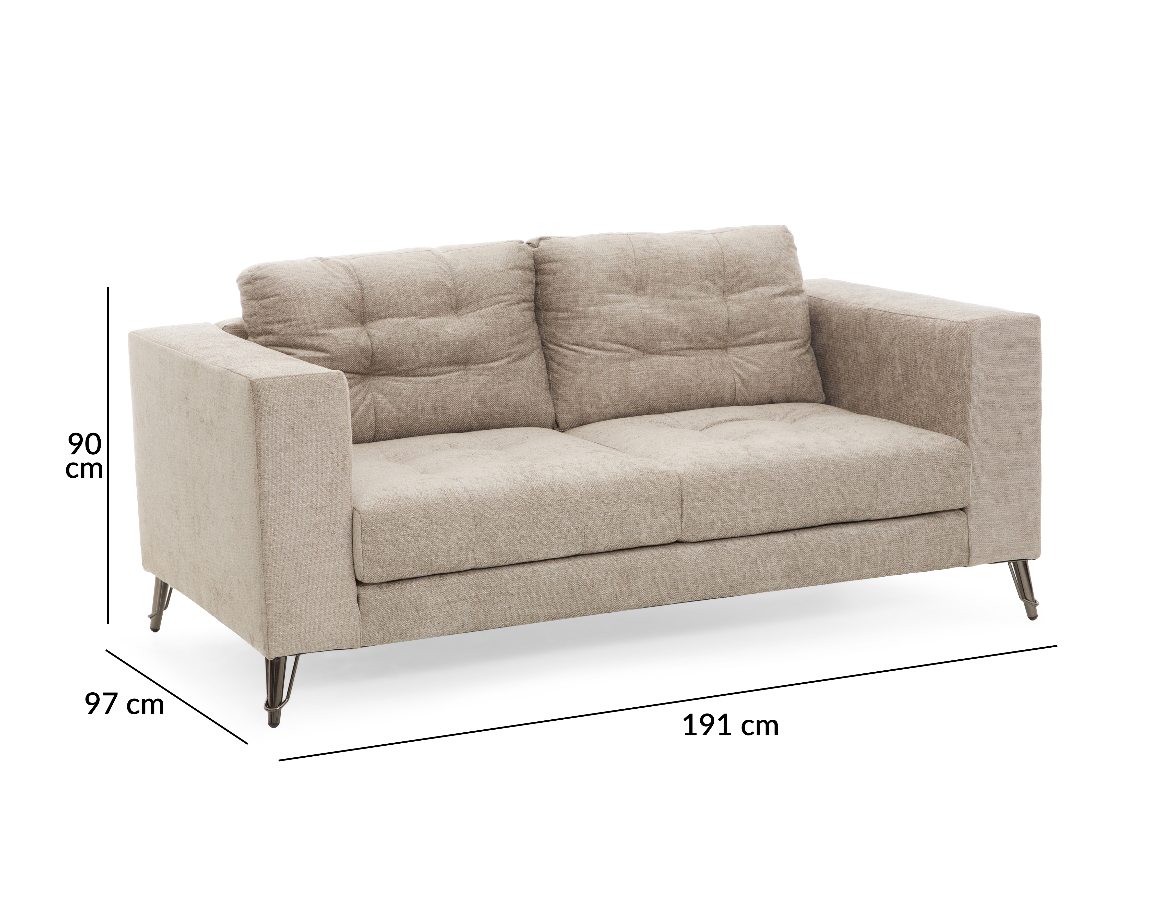 Foto 8 | Foto 8 | Loveseat Aurora Contemporáneo