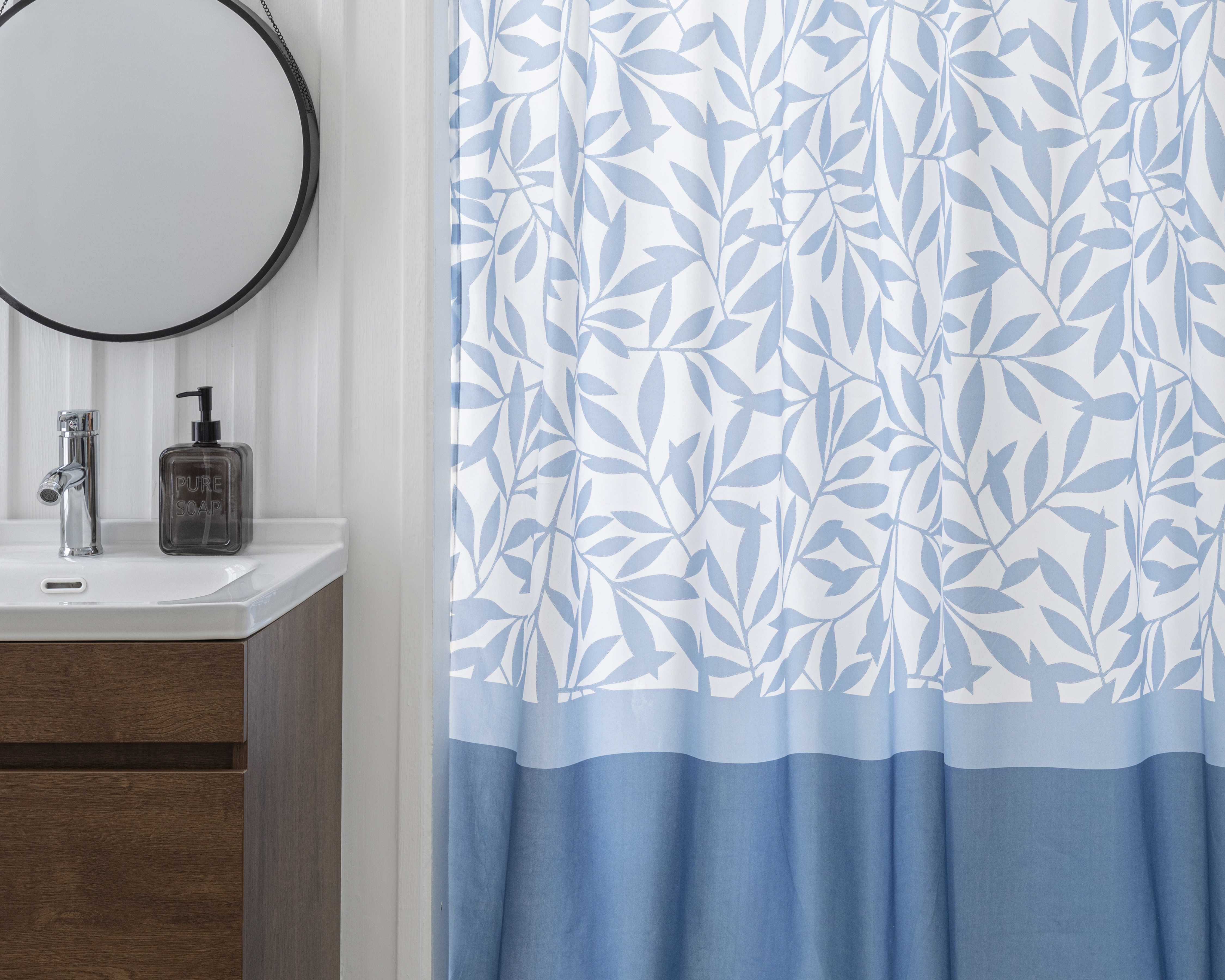 Foto 4 | Foto 4 | Cortina para Baño Starhaus Azul