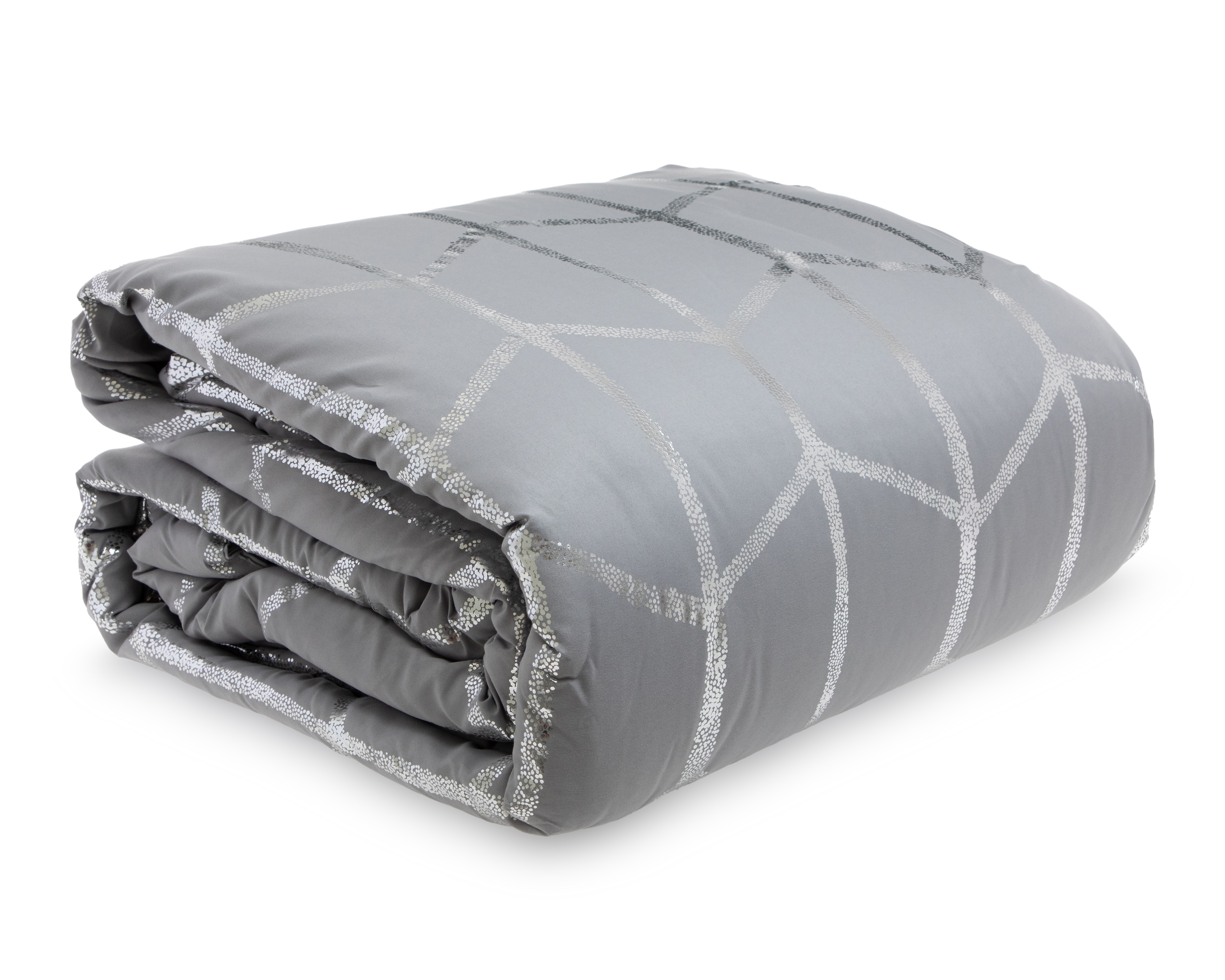 Foto 2 | Foto 2 | Edredón King Size con Fundas para Almohada Starhaus Gris 3 Piezas