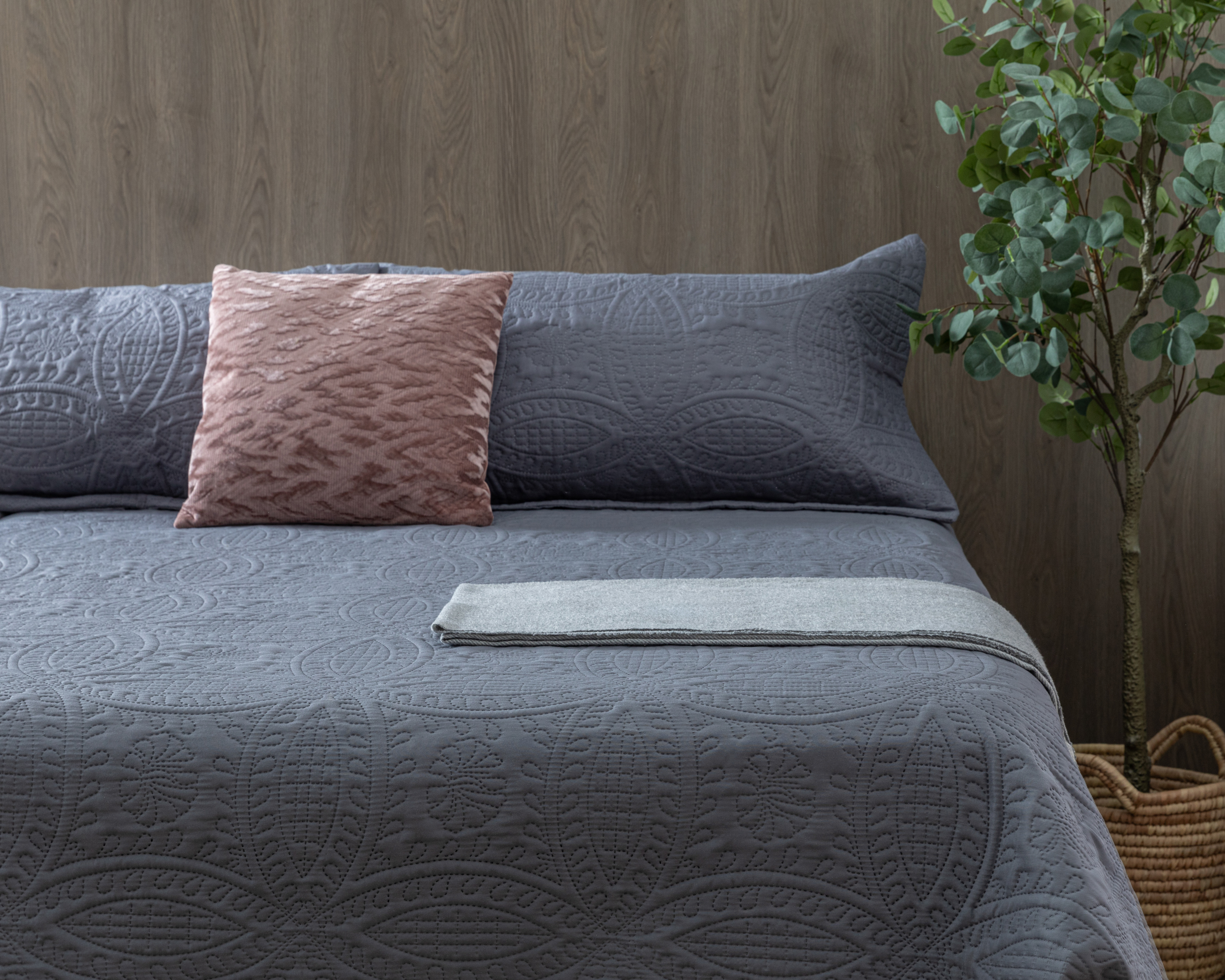 Colcha King Size con Fundas para Almohada Starhaus Milo 3 Piezas