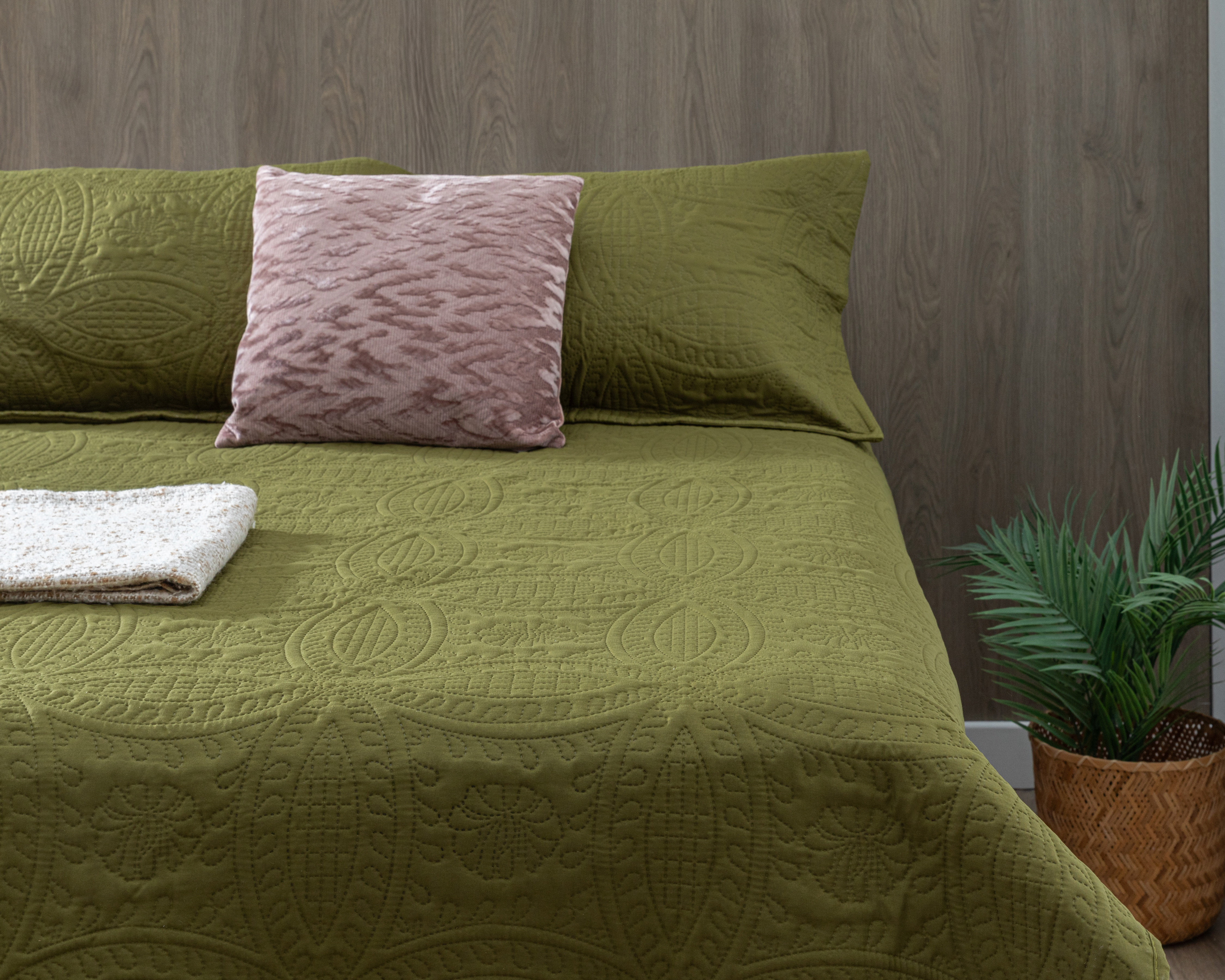 Colcha Queen Size Starhaus con Fundas para Almohada Todd 3 Piezas