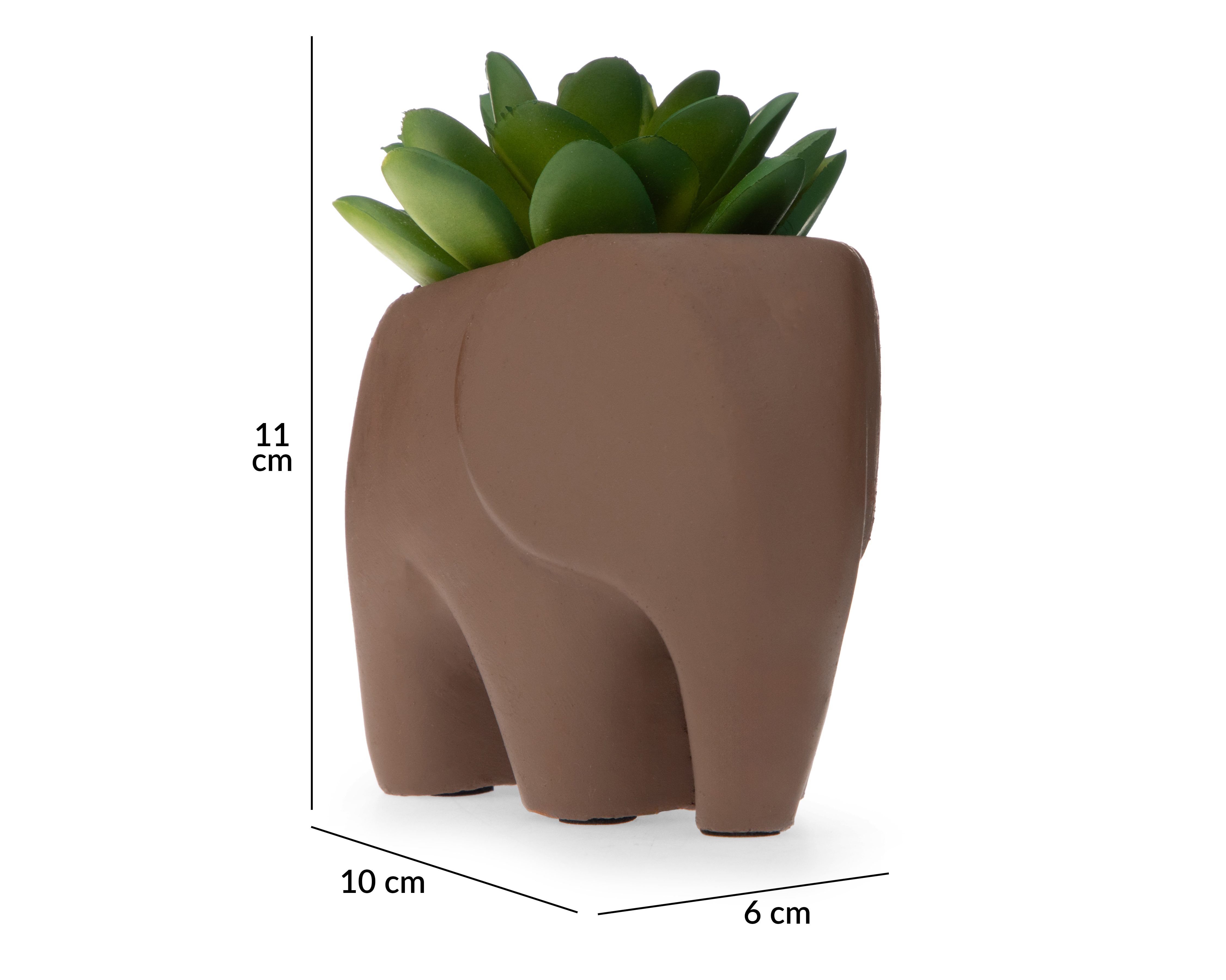 Foto 6 pulgar | Foto 5 | Suculenta Artificial con Maceta Starhaus 11 cm