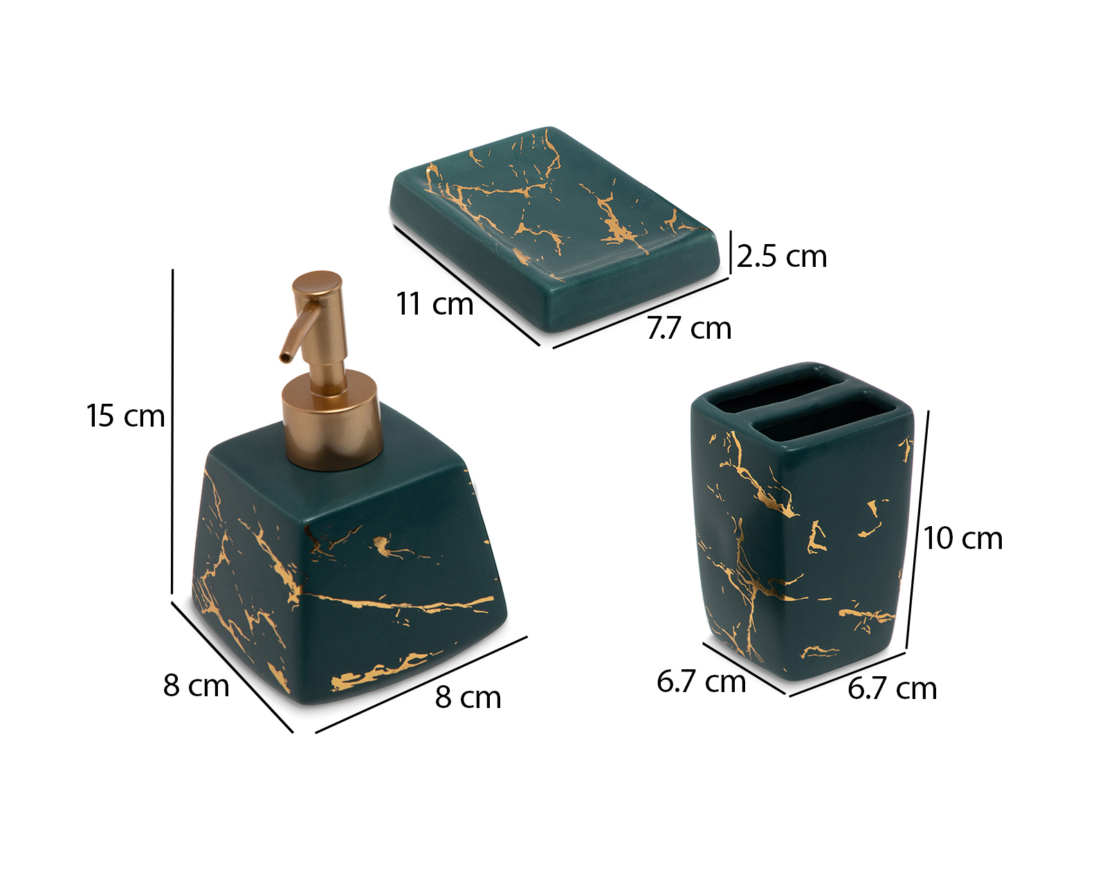 Foto 8 | Foto 8 | Dispensador de Jabón Starhaus 3 Piezas