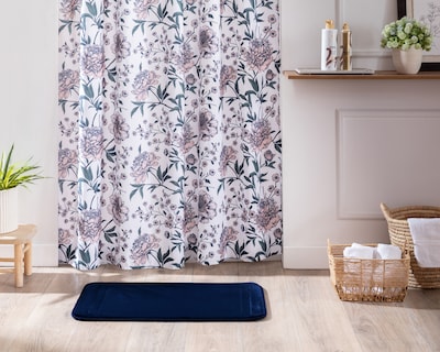 Foto 6 | Foto 6 | Cortina y Tapete de Baño Starhaus Multicolor 2 Piezas