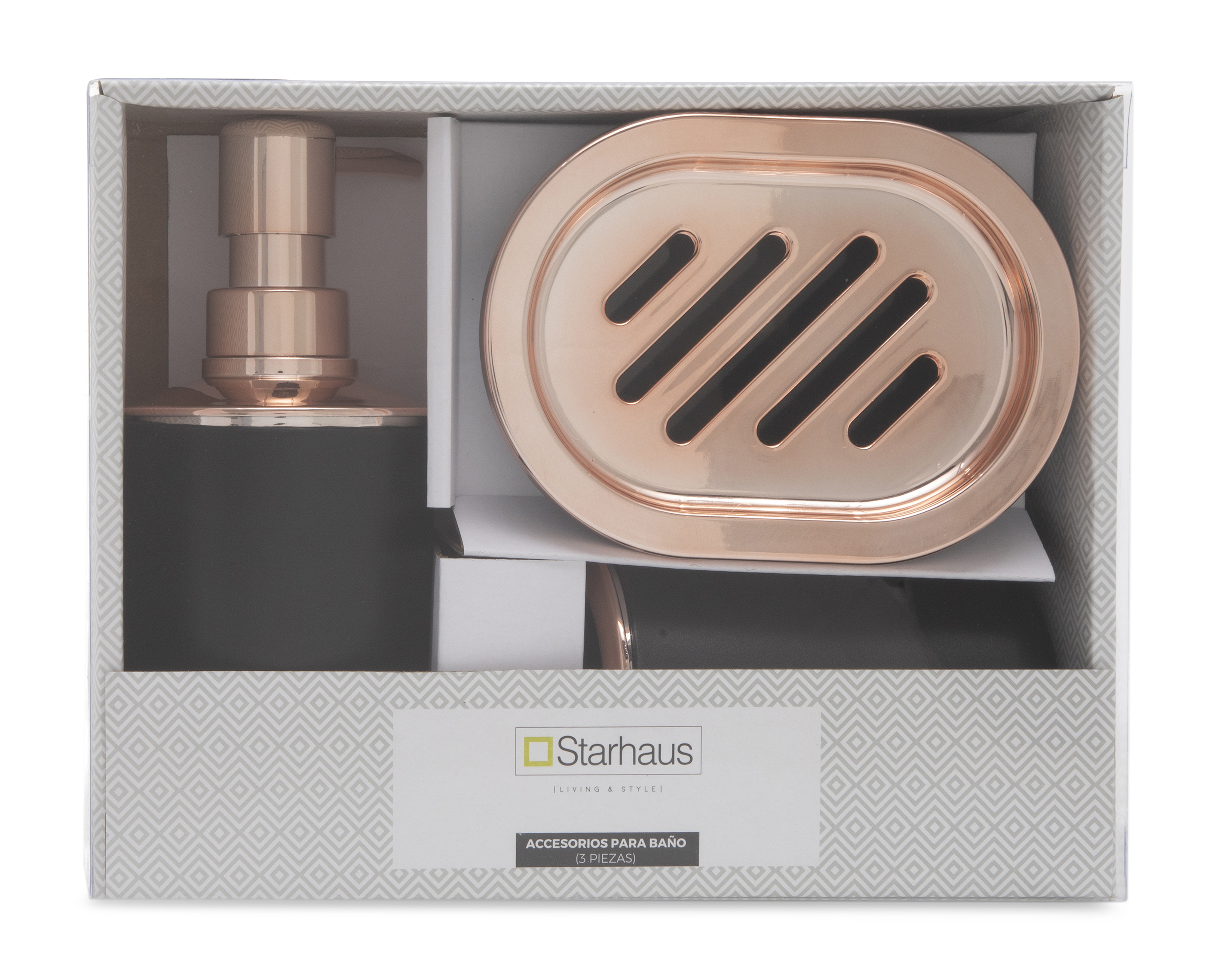 Foto 7 pulgar | Foto 6 | Dispensador de Jabón Starhaus 3 Piezas