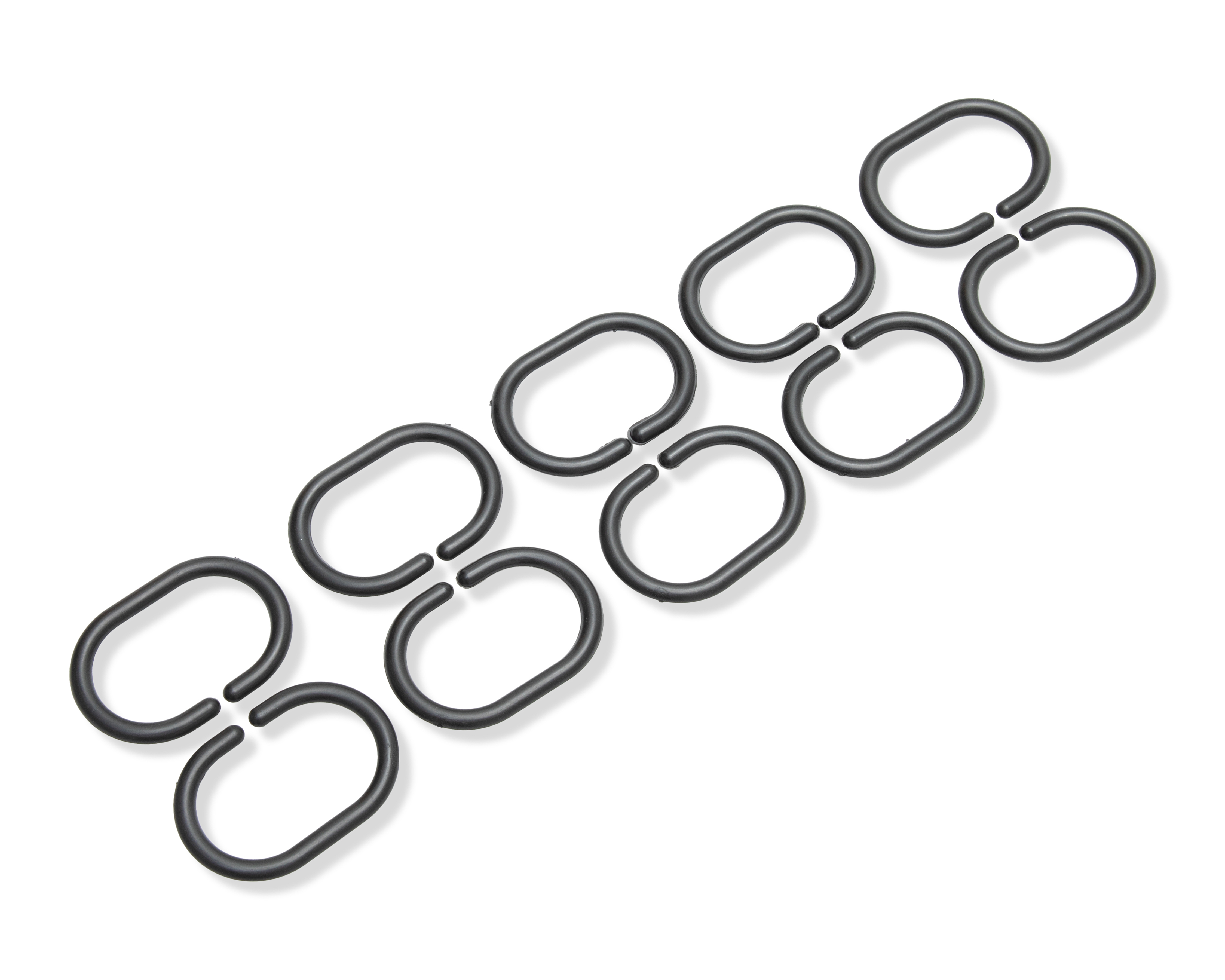 Foto 3 pulgar | Foto 2 | Cortina y Tapete para Baño Starhaus Negro/Gris 2 Piezas