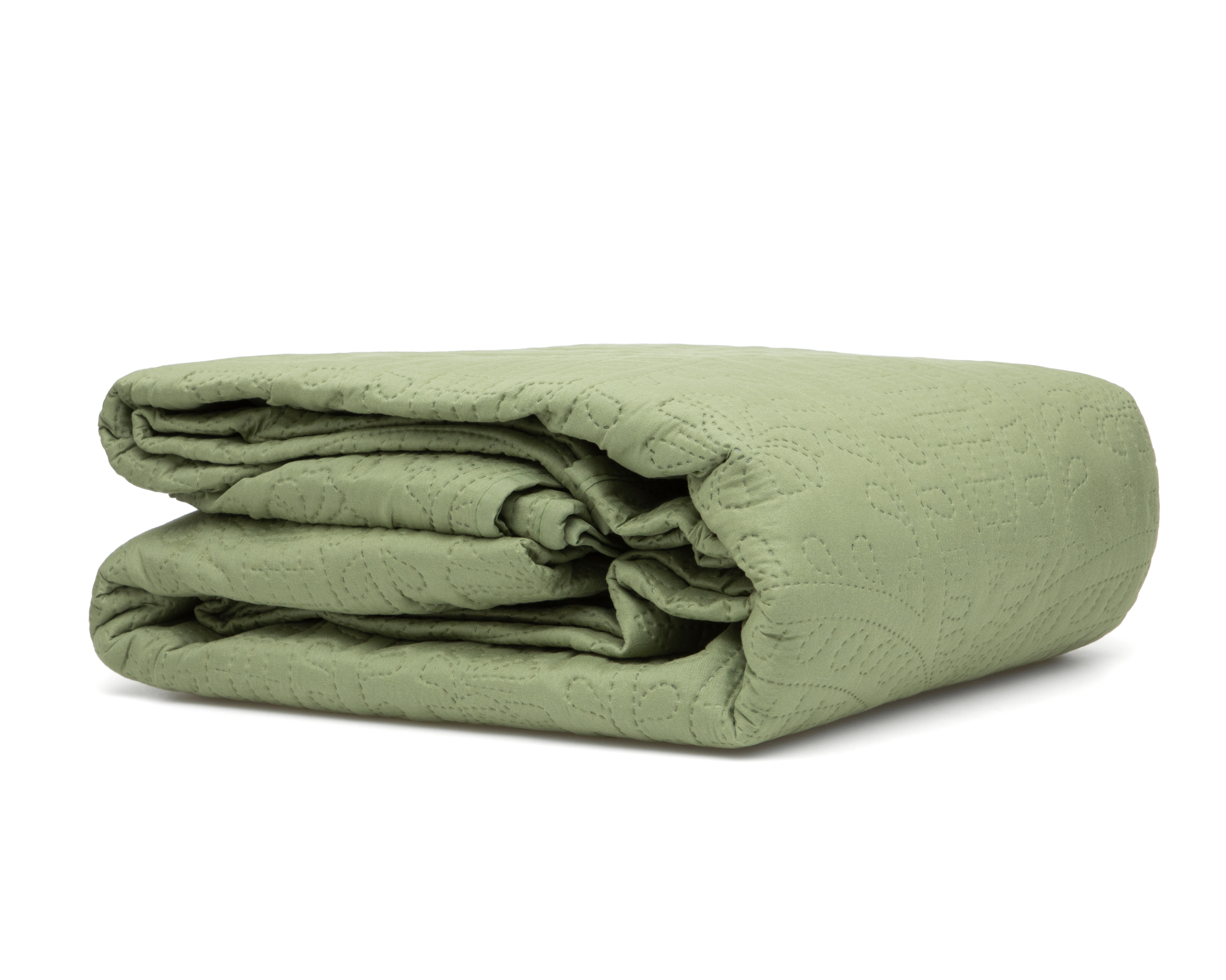 Foto 2 | Foto 2 | Colcha King Size con Fundas para Almohada Starhaus Martina Verde 3 Piezas