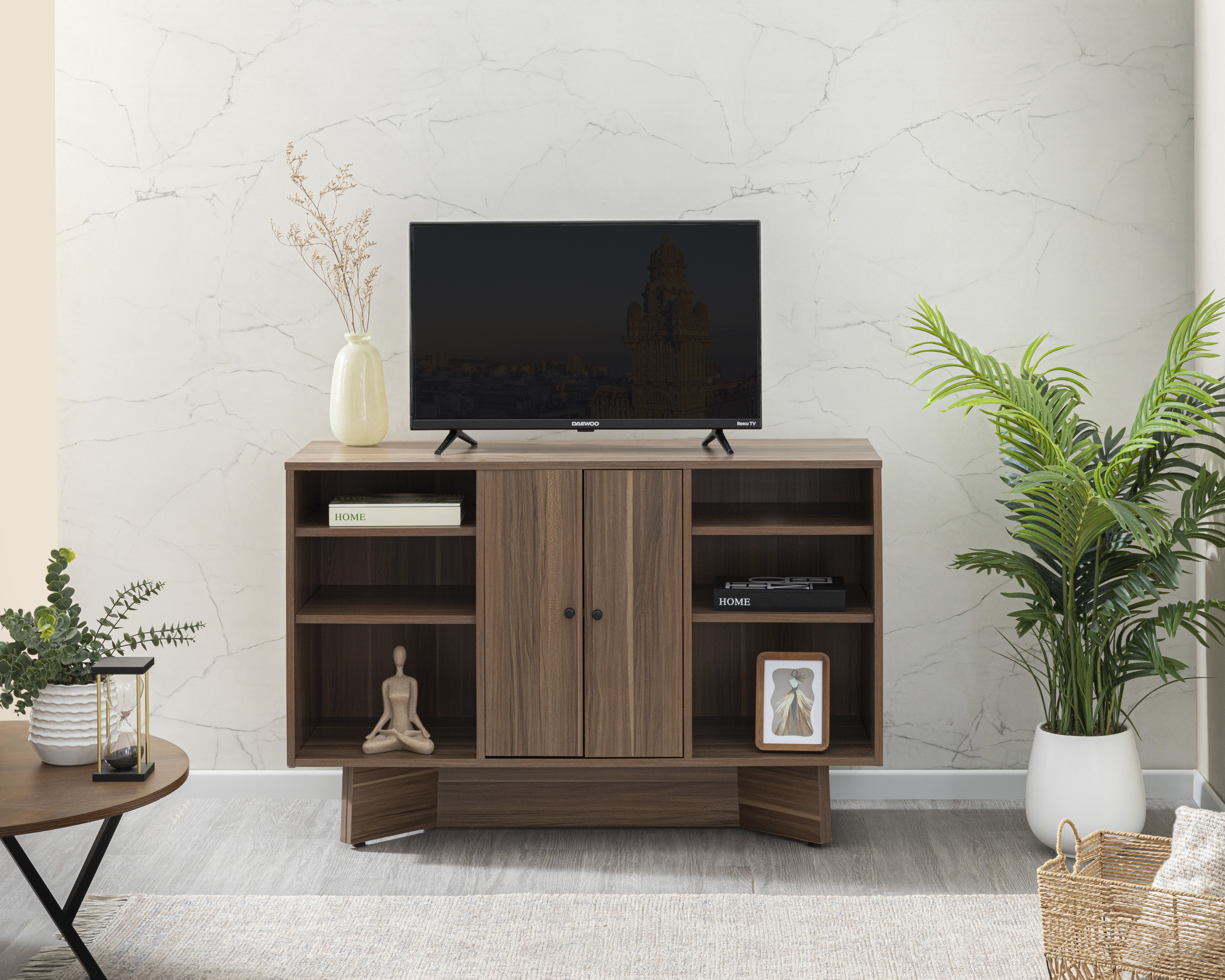 Mueble para TV 50 Pulgadas Nogal Tamayo Canela