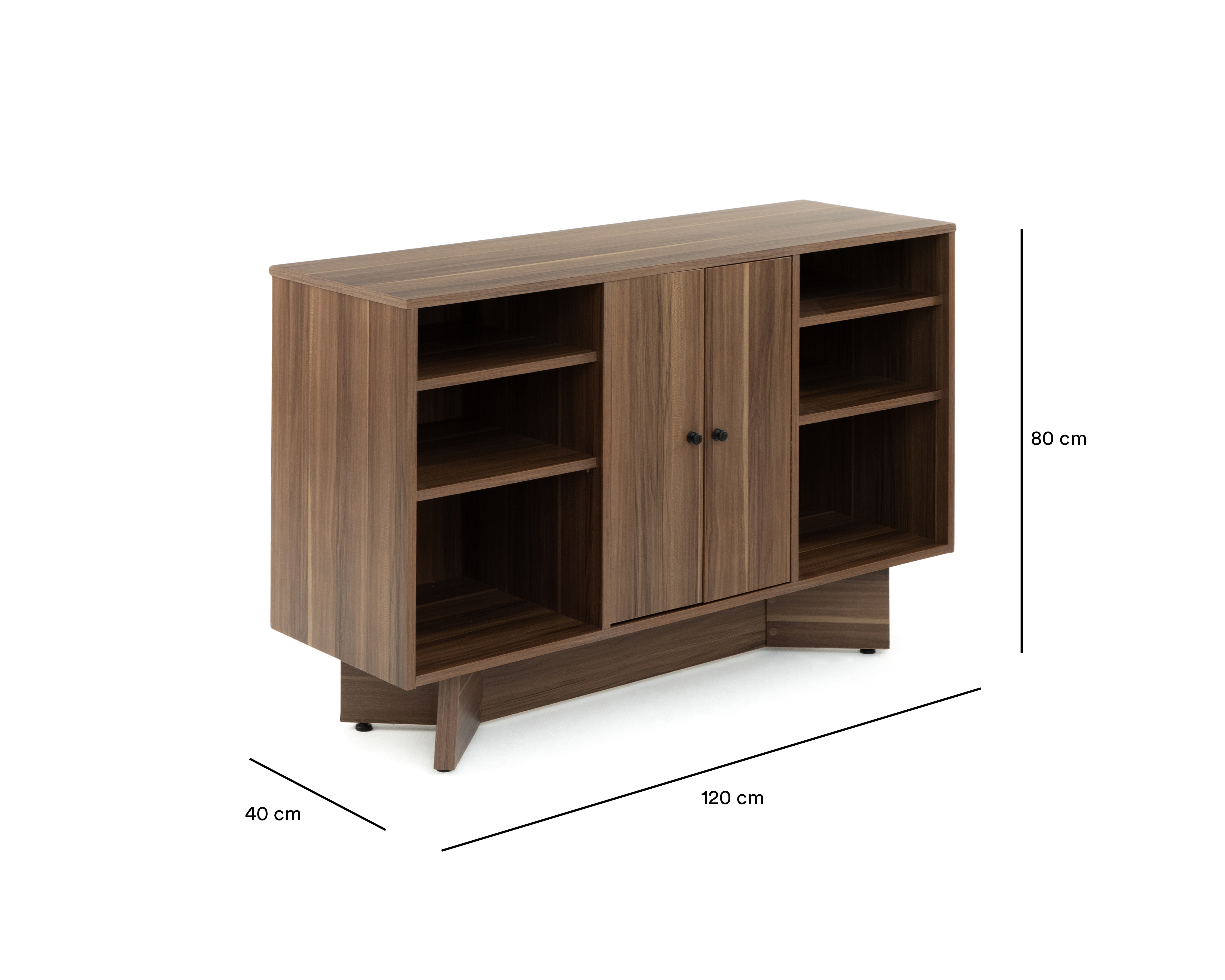 Foto 7 | Foto 7 | Mueble para TV 50 Pulgadas Nogal Tamayo Canela