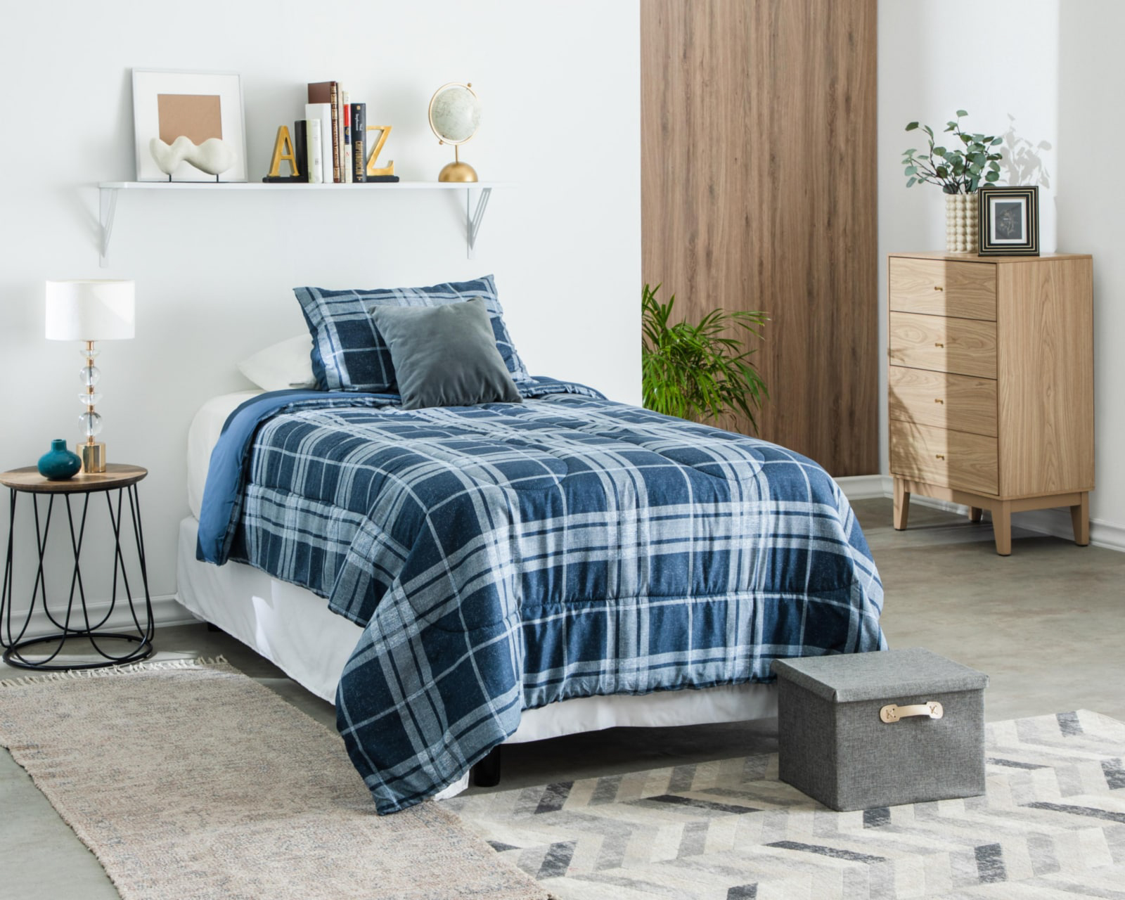 Foto 1 | Foto 1 | Edredón Starhaus Individual Dennis Azul 2 Piezas