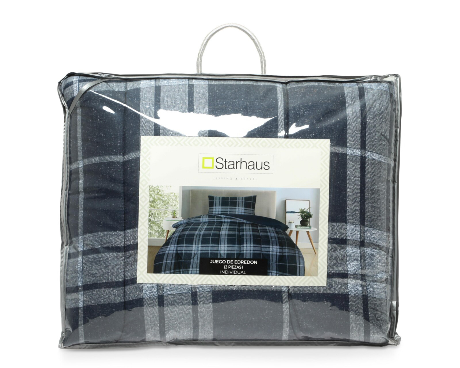 Foto 2 | Foto 2 | Edredón Starhaus Individual Dennis Azul 2 Piezas