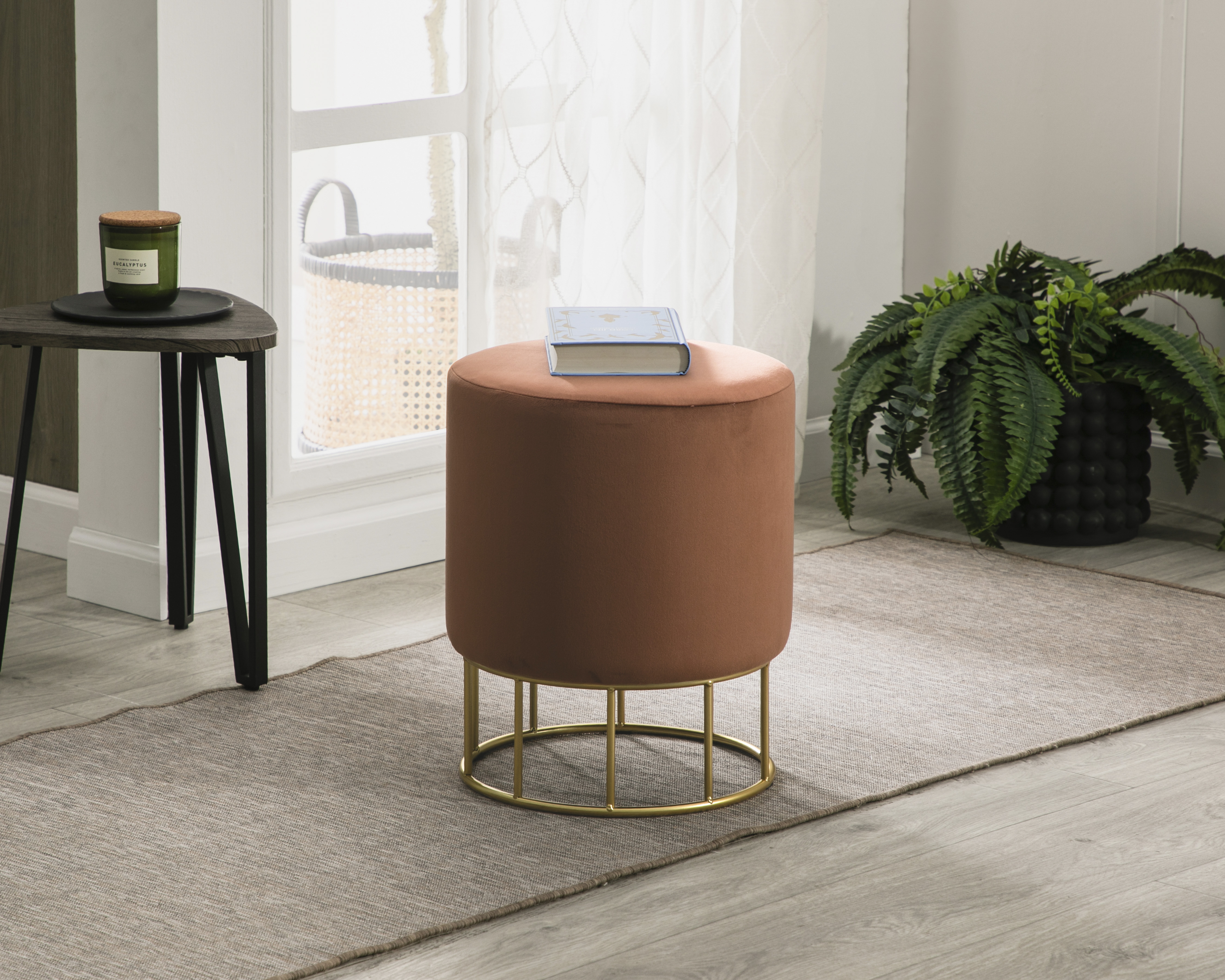 Foto 2 pulgar | Foto 1 | Taburete de Madera Ikal Elisa