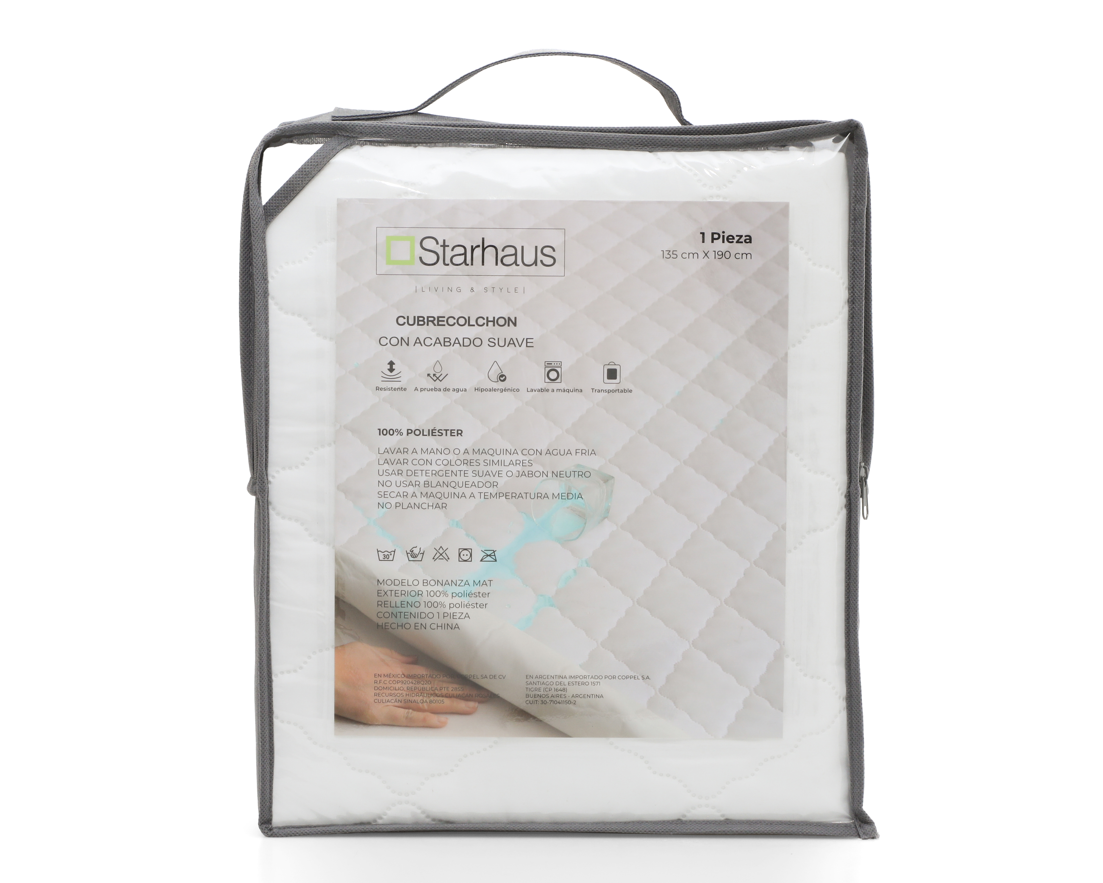 Foto 5 pulgar | Foto 4 | Cubrecolchón Impermeable Matrimonial Starhaus Bonanza