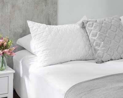 Foto 1 | Foto 1 | Funda para Almohada Matrimonial Starhaus Smooth Blanca 2 Piezas