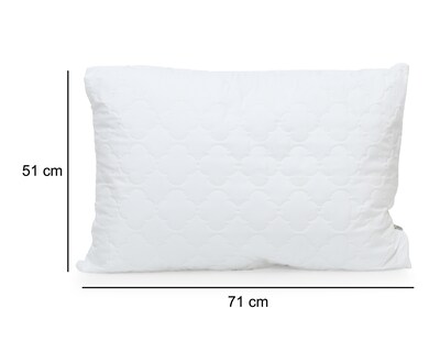 Foto 4 | Foto 4 | Funda para Almohada Matrimonial Starhaus Smooth Blanca 2 Piezas