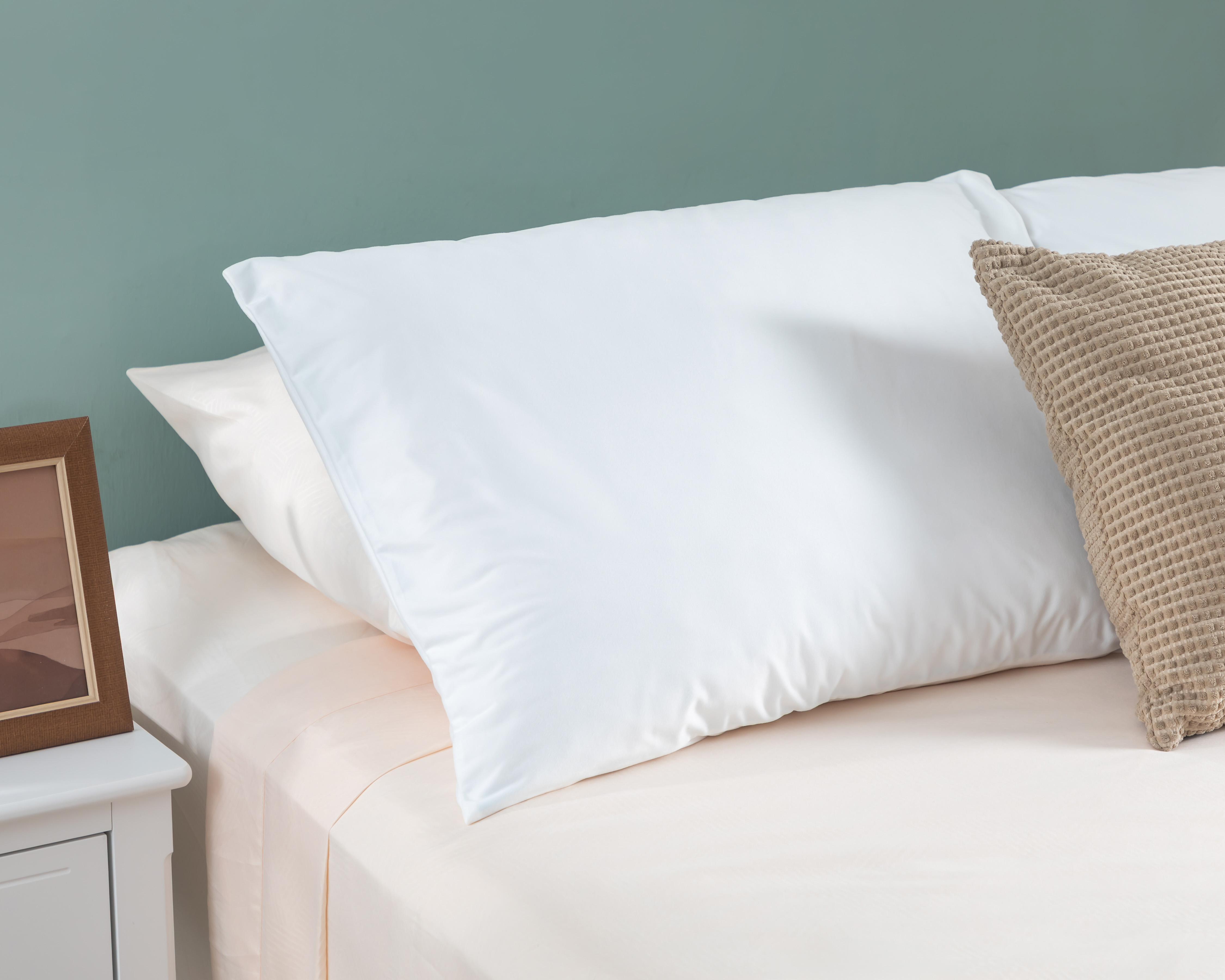 Funda para Almohada Matrimonial Starhaus Quietud Blanca 2 Piezas