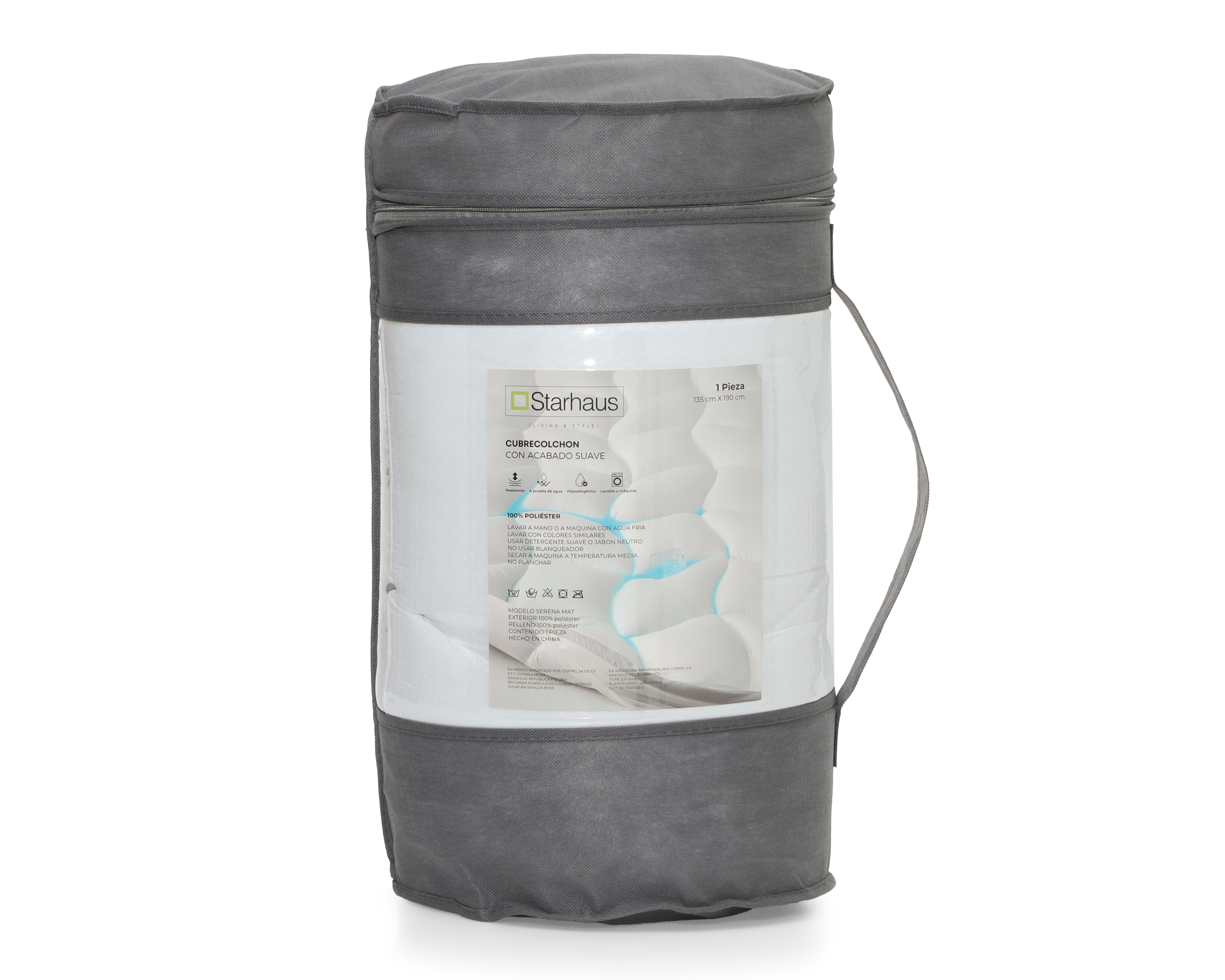 Foto 4 | Foto 4 | Cubrecolchón Impermeable Matrimonial Starhaus Serena Mat