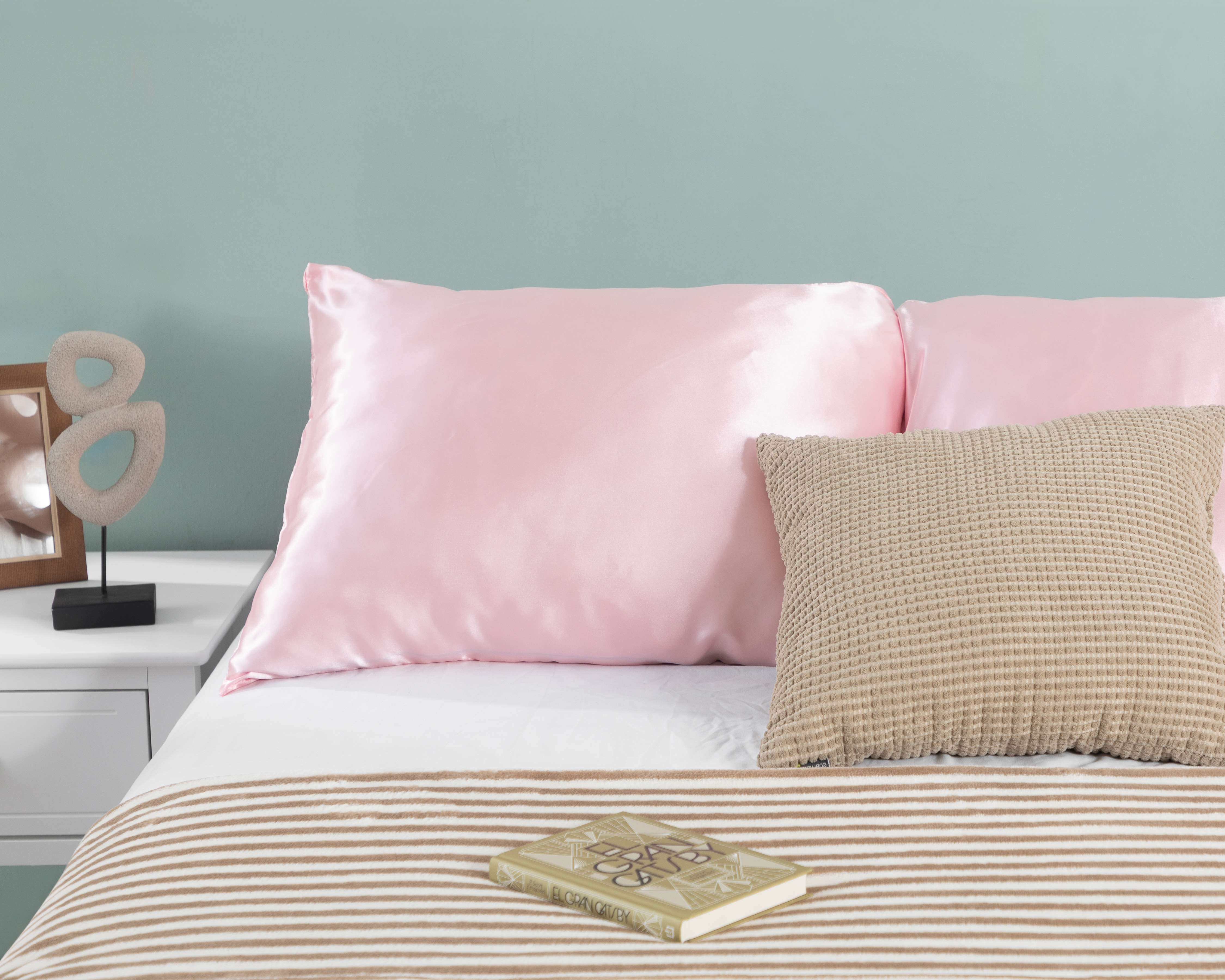 Funda para Almohada Matrimonial Starhaus Tisu Rosa 2 Piezas