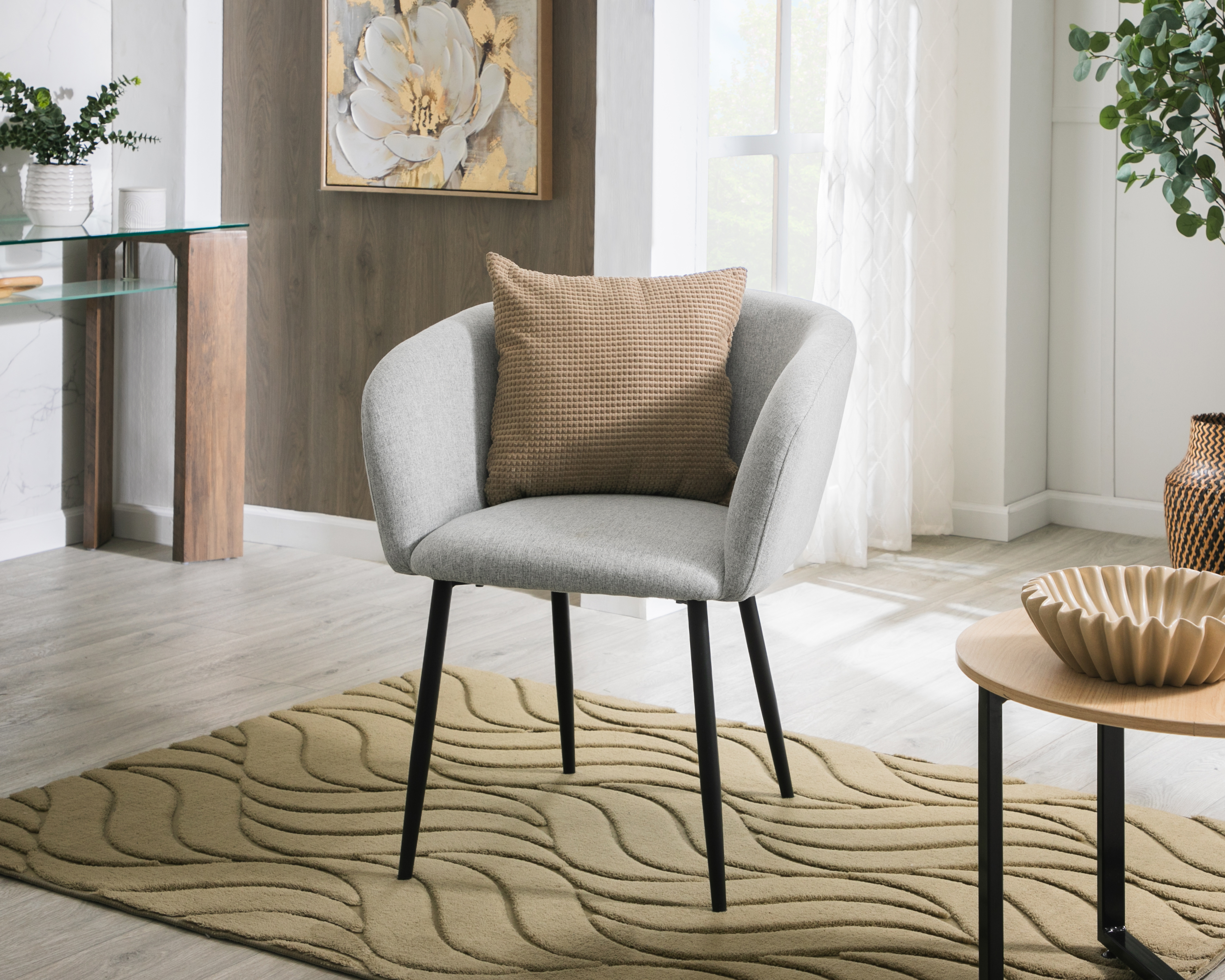 Foto 1 | Foto 1 | Silla de Madera Ikal Belen Gris