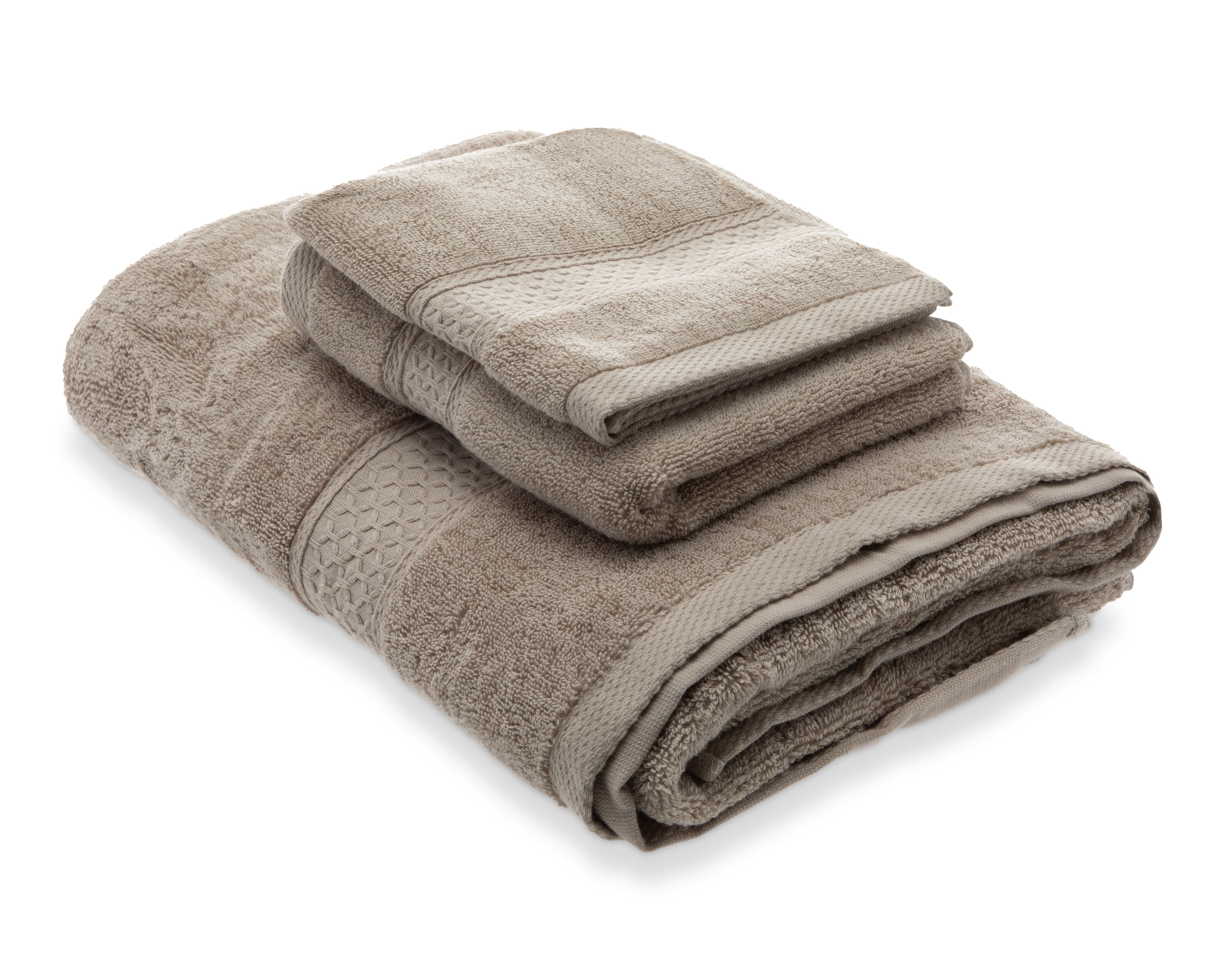 Foto 2 pulgar | Foto 1 | Toalla Libai Taupe 3 Piezas