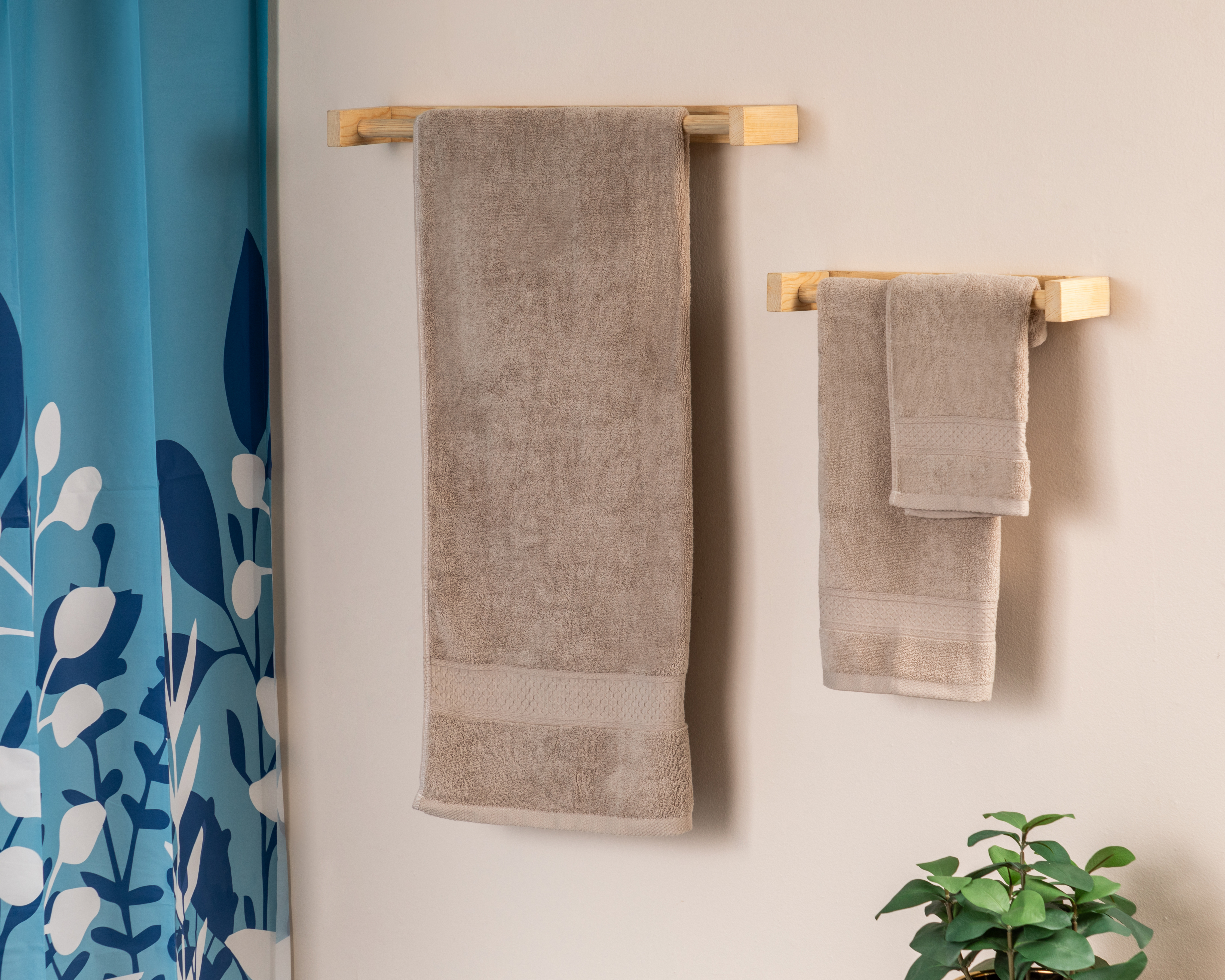 Foto 4 | Foto 4 | Toalla Libai Taupe 3 Piezas