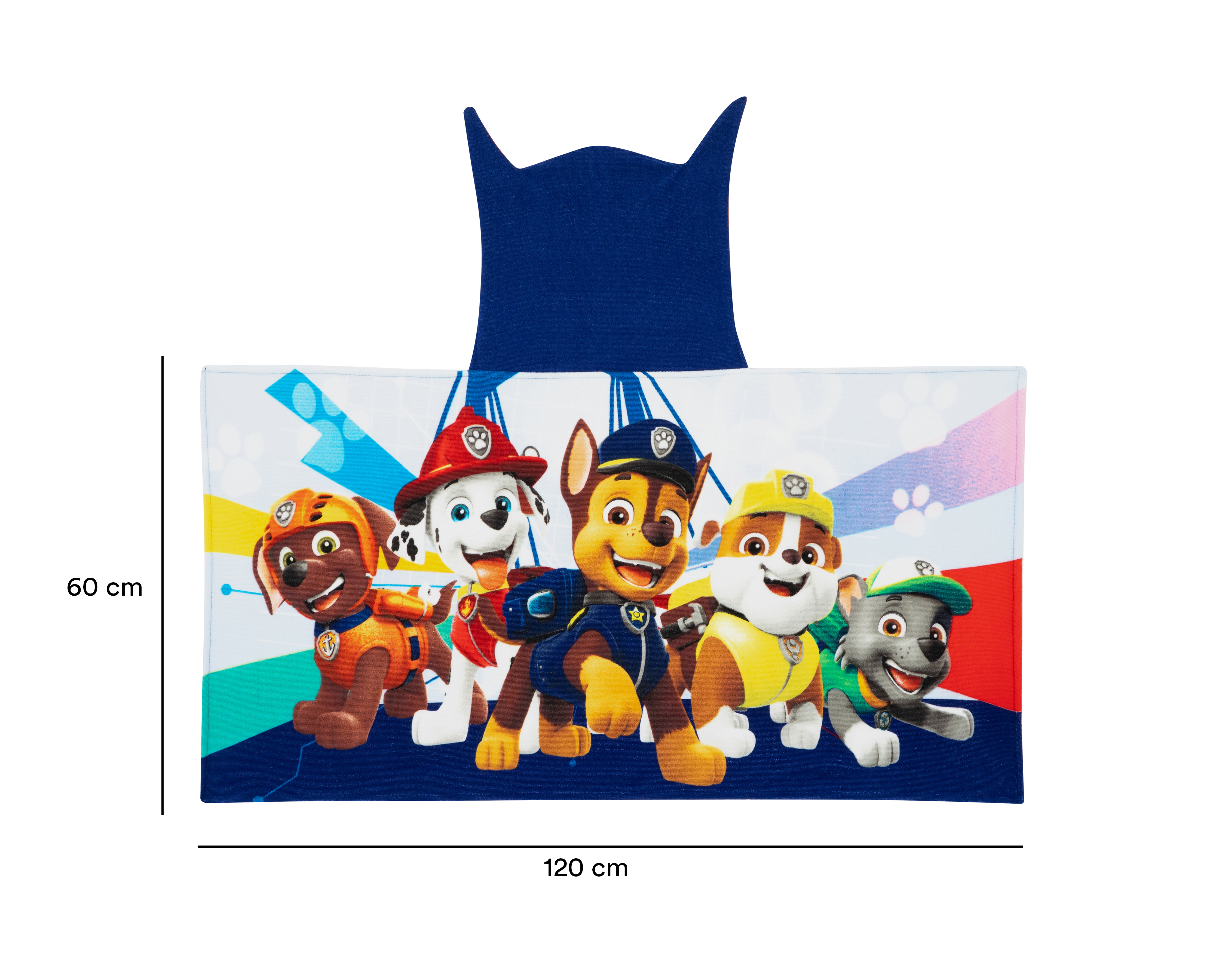 Foto 5 | Foto 5 | Toalla con Capucha para Niño Paw Patrol Estampada