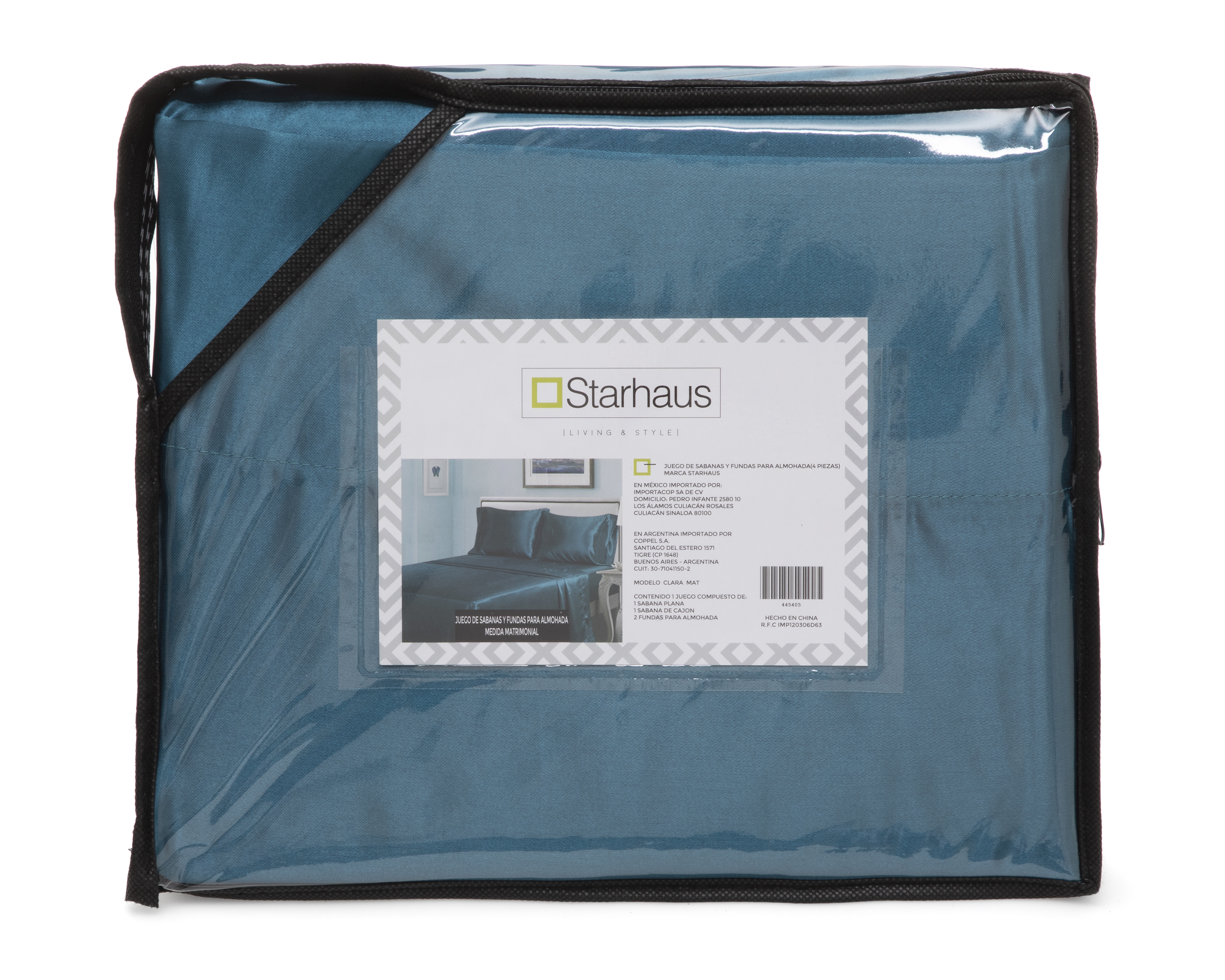 Foto 4 | Foto 4 | Sábana Starhaus Matrimonial 4 Piezas