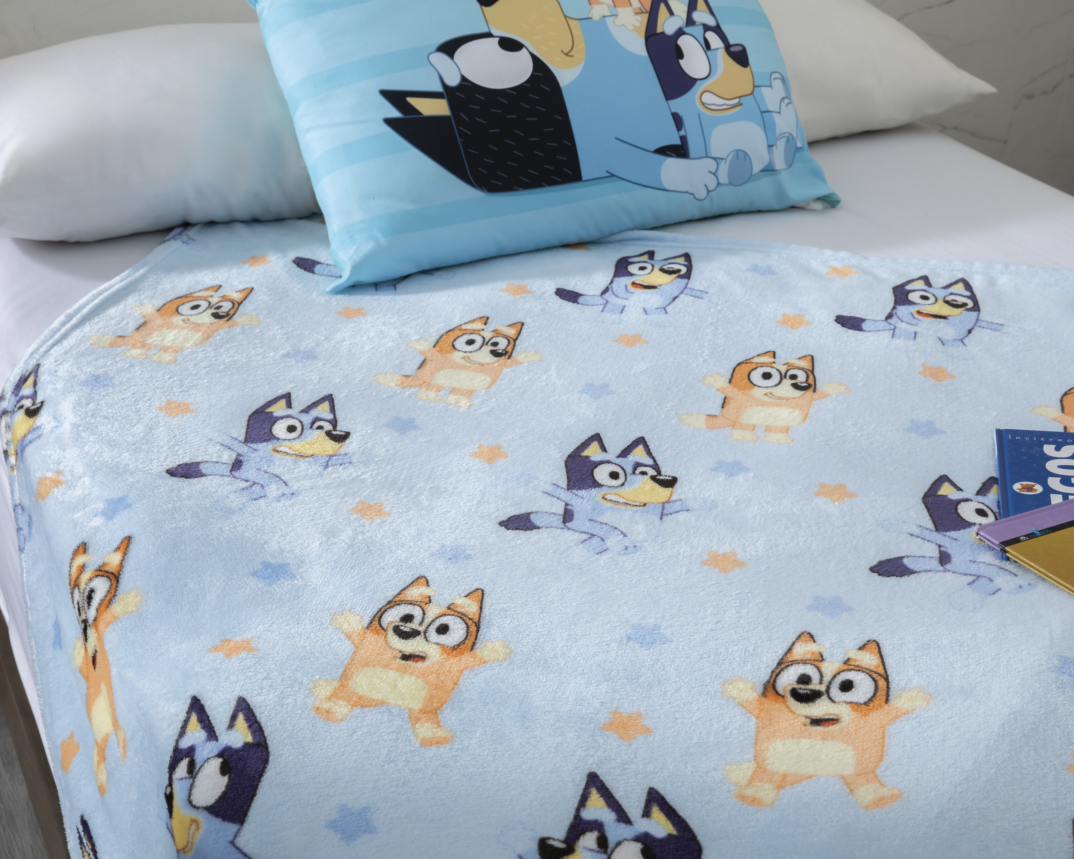 Frazada Infantil Bluey Azul