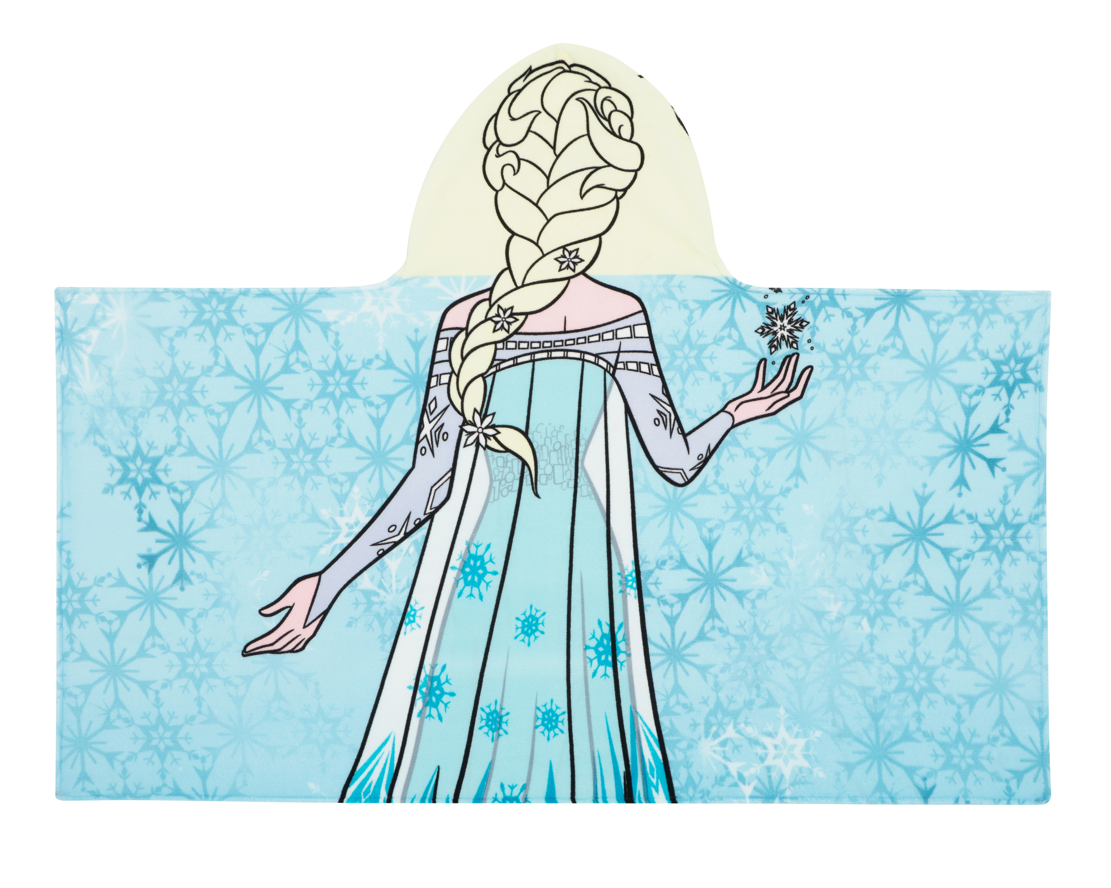 Toalla con Capucha para Niña Disney Frozen Estampada