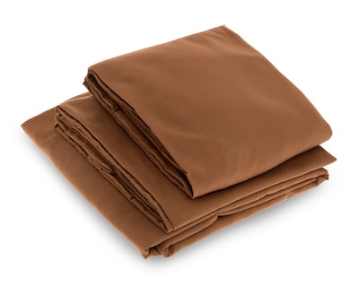 Foto 2 | Foto 2 | Sábana King Size con Funda para Almohadas Starhaus Sula Café 4 Piezas