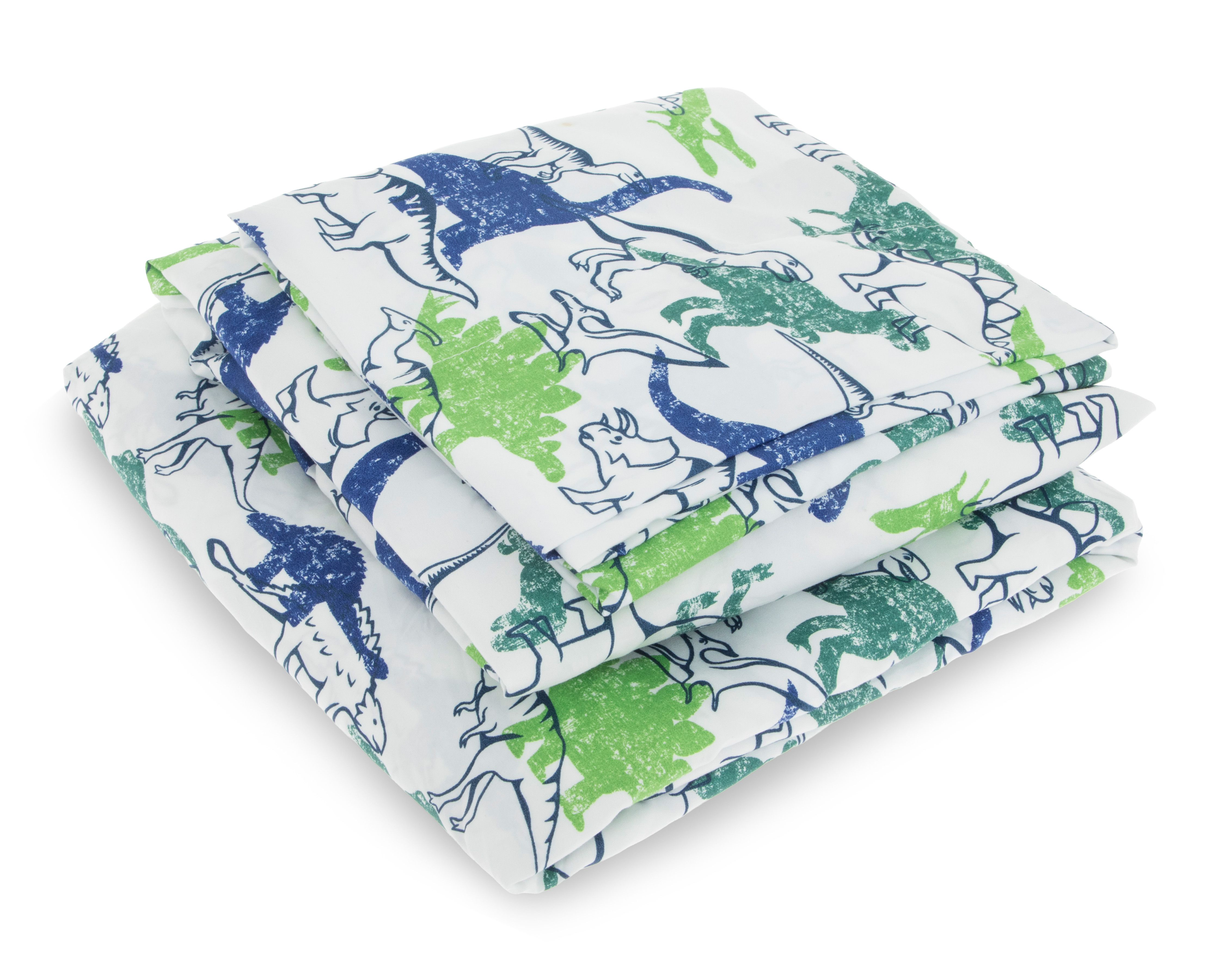 Foto 3 pulgar | Foto 2 | Sábana Individual con Funda para Almohada Starhaus Saurus Dinosaurios