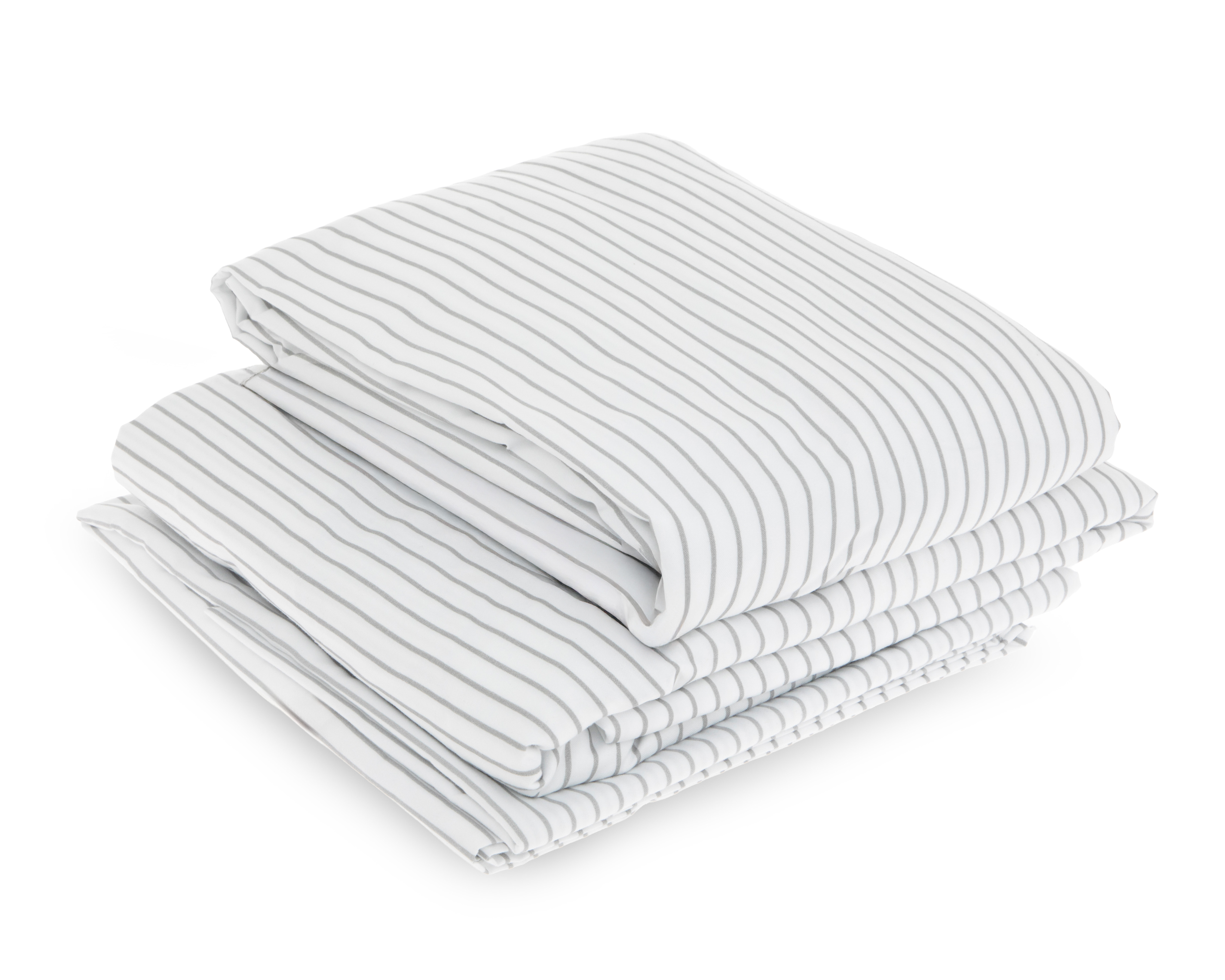 Foto 3 pulgar | Foto 2 | Sábana Matrimonial con Fundas para Almohada Starhaus Oria a Rayas 4 Piezas