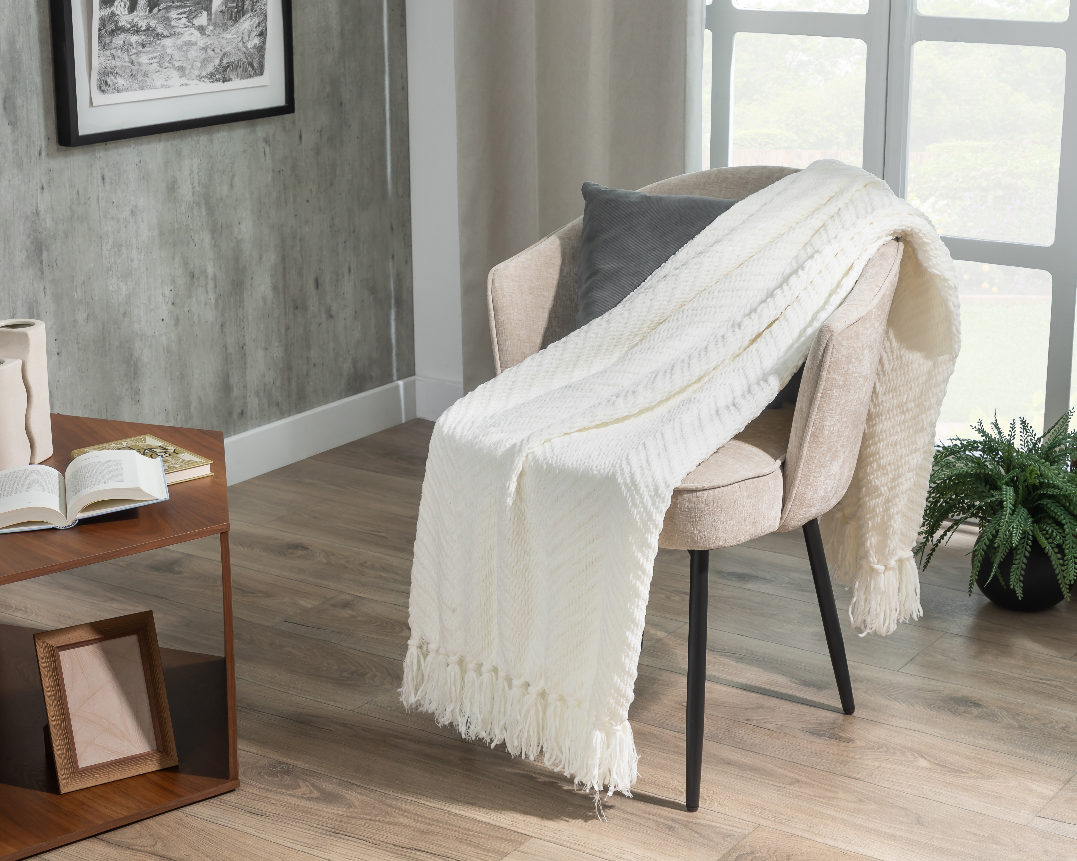 Foto 1 | Foto 1 | Frazada Individual Starhaus Lyse Crema