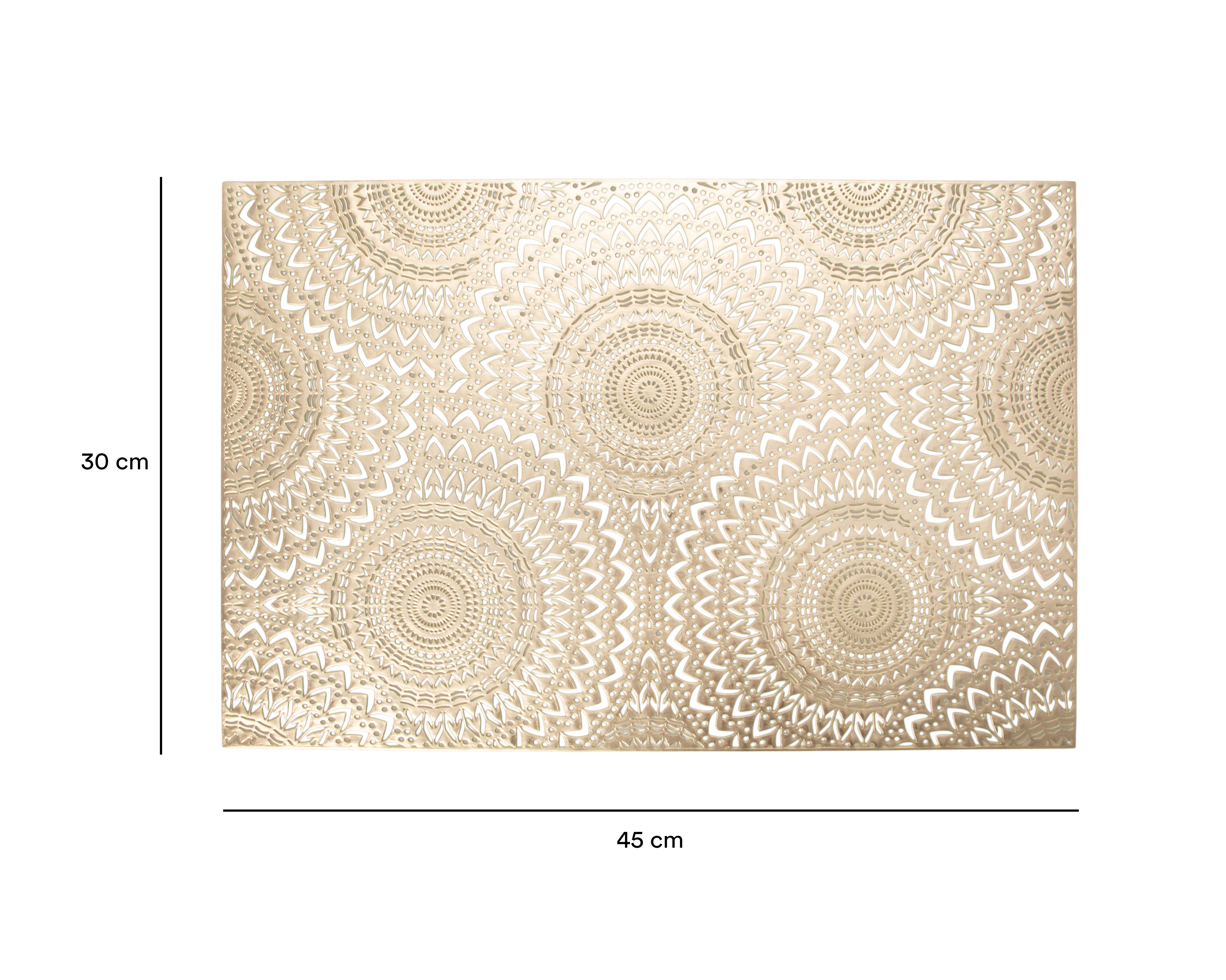 Foto 6 pulgar | Foto 5 | Mantel Individual para Mesa Dorado Starhaus Arad 4 Piezas