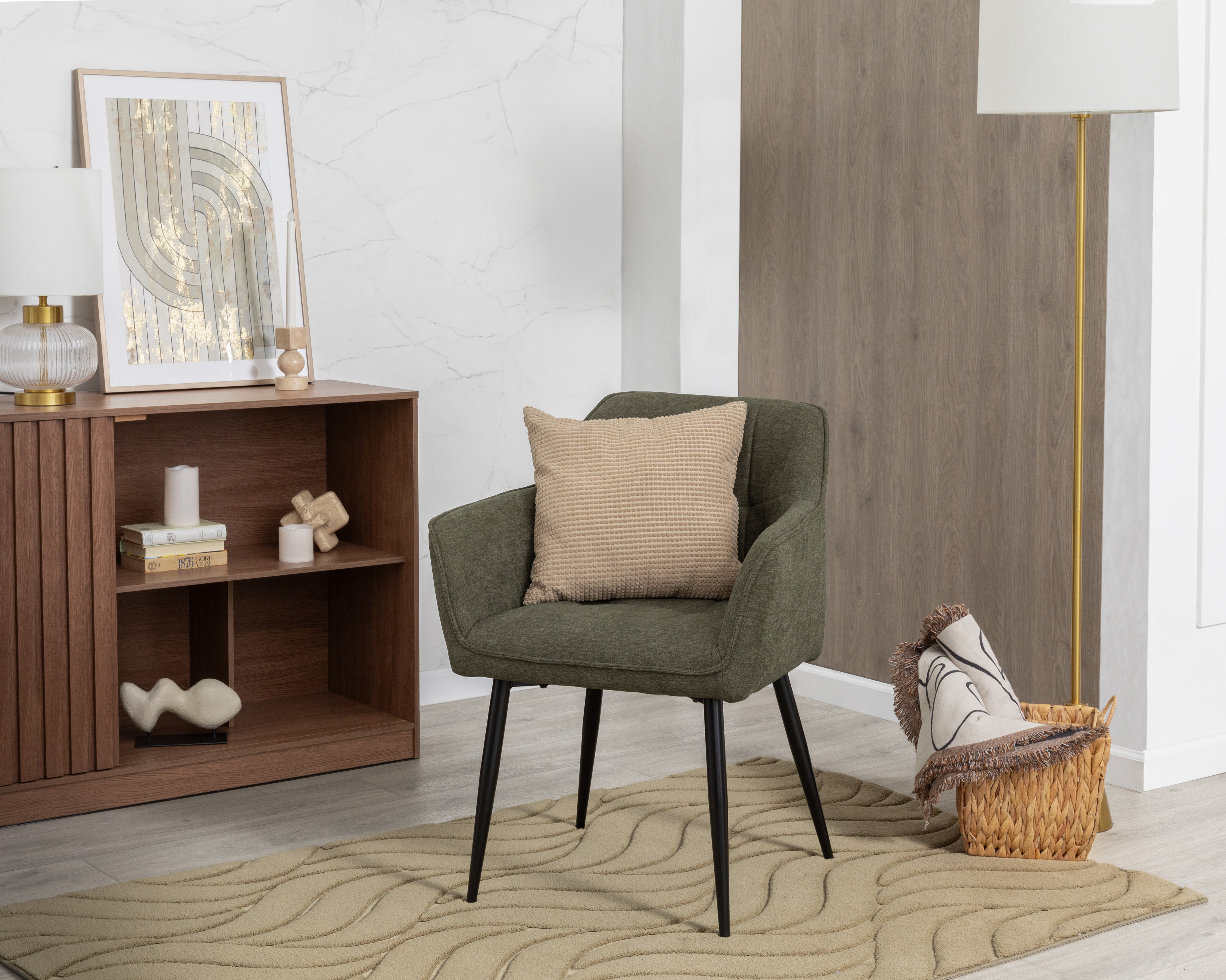 Foto 2 pulgar | Foto 1 | Sillón Ocasional Verde Ikal Lirio