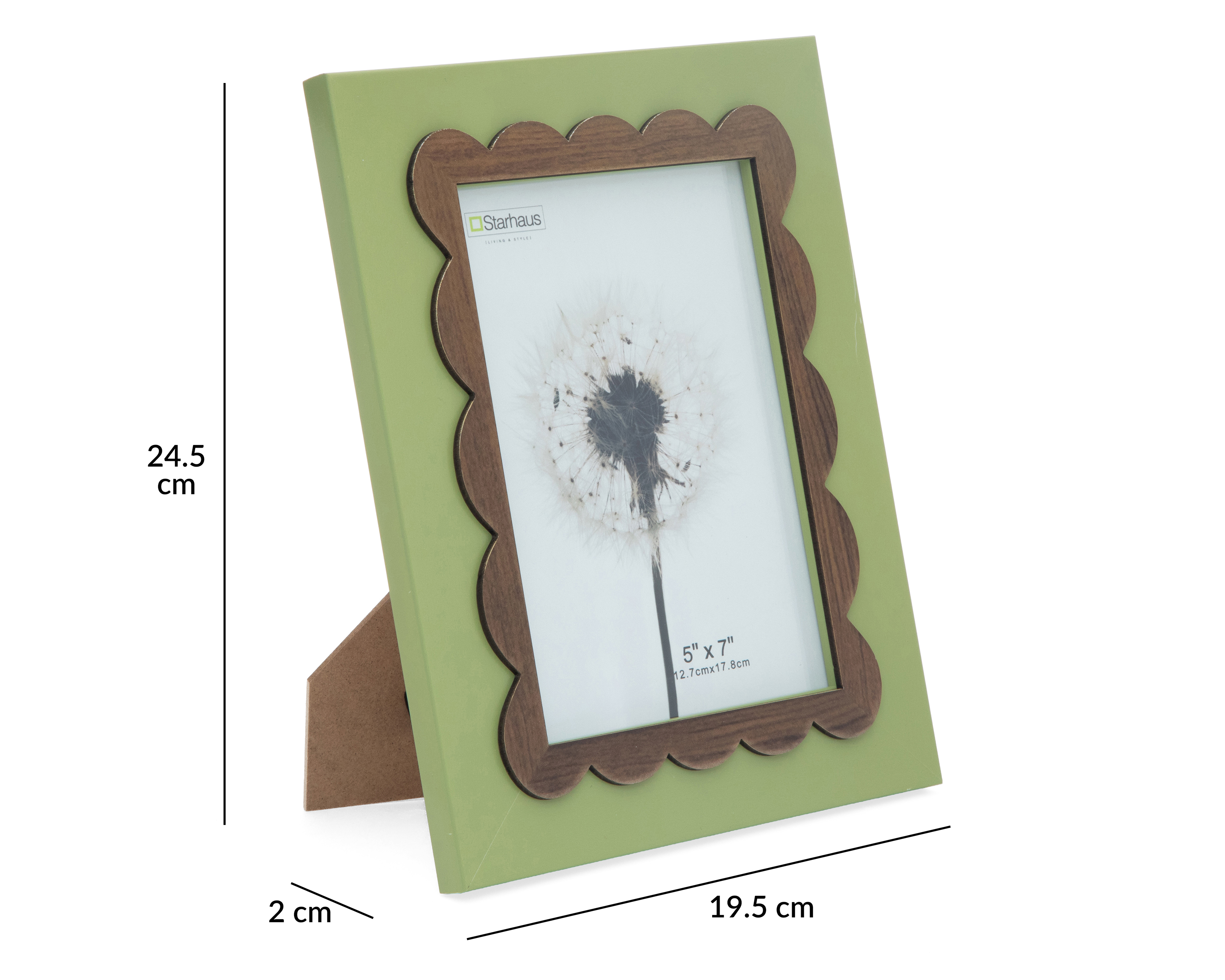 Foto 5 | Foto 5 | Portarretrato de Madera Starhaus 5 x 7 Pulgadas