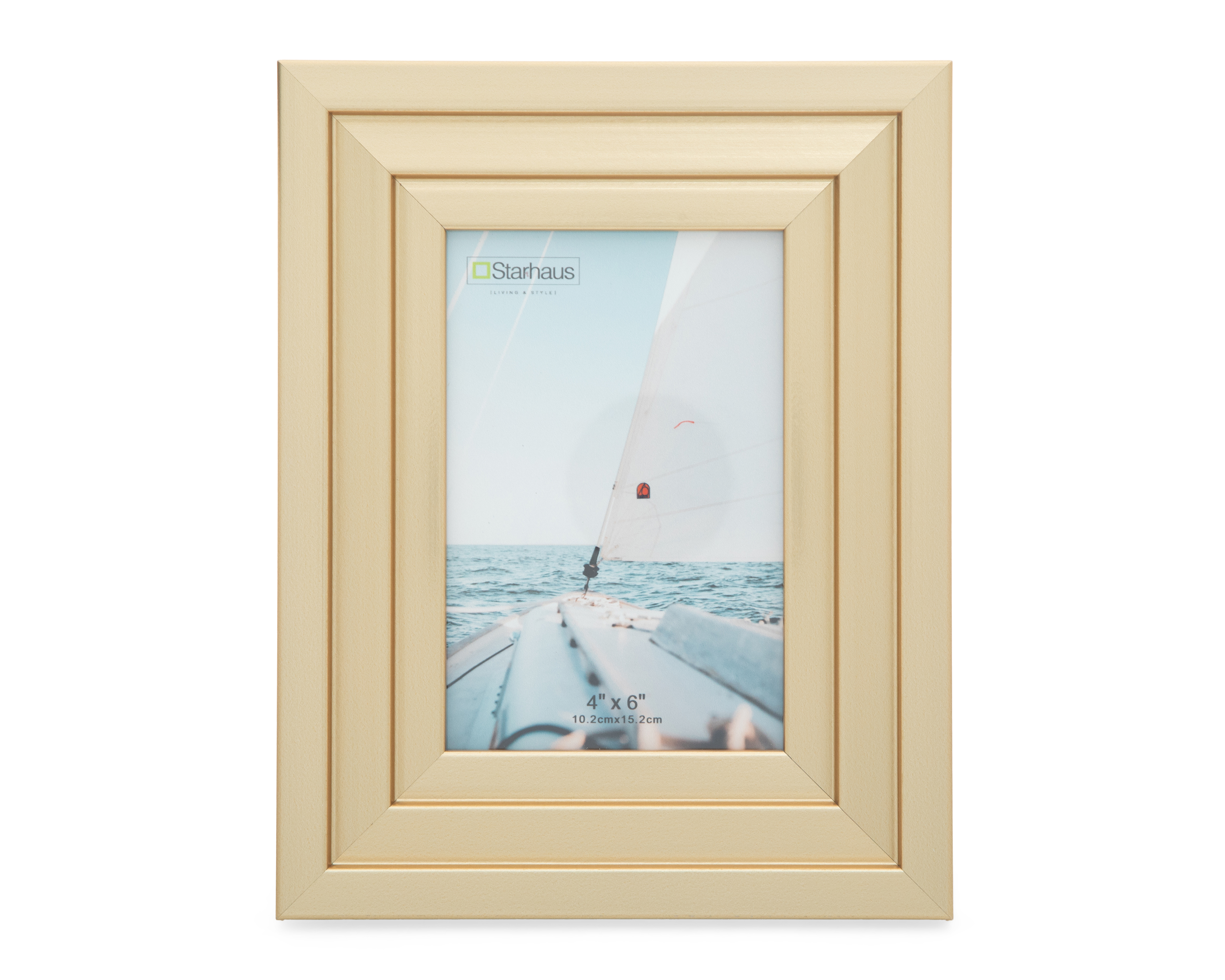 Portarretrato de Madera y Poliestireno Starhaus 4 x 6 Pulgadas