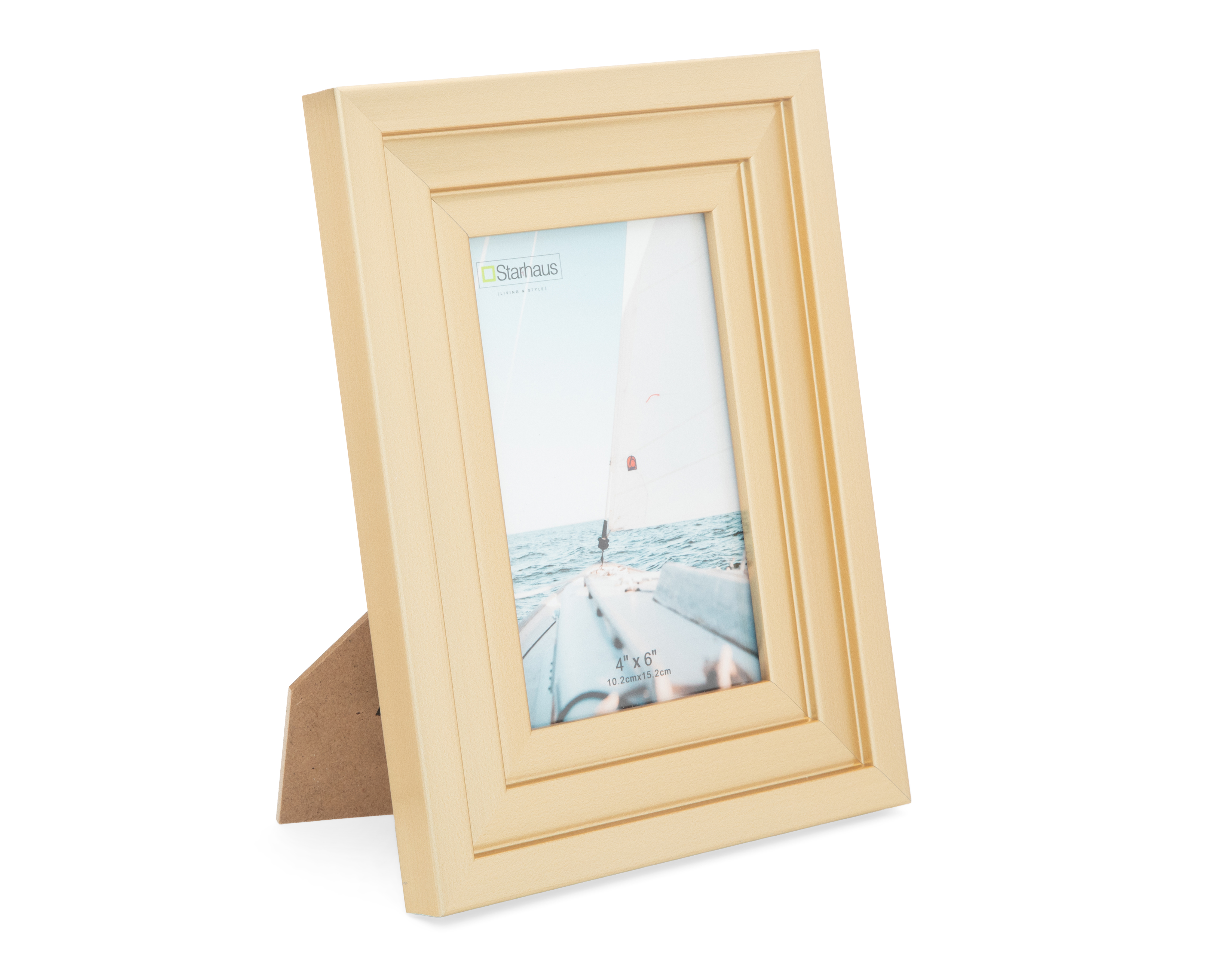Foto 3 pulgar | Foto 2 | Portarretrato de Madera y Poliestireno Starhaus 4 x 6 Pulgadas