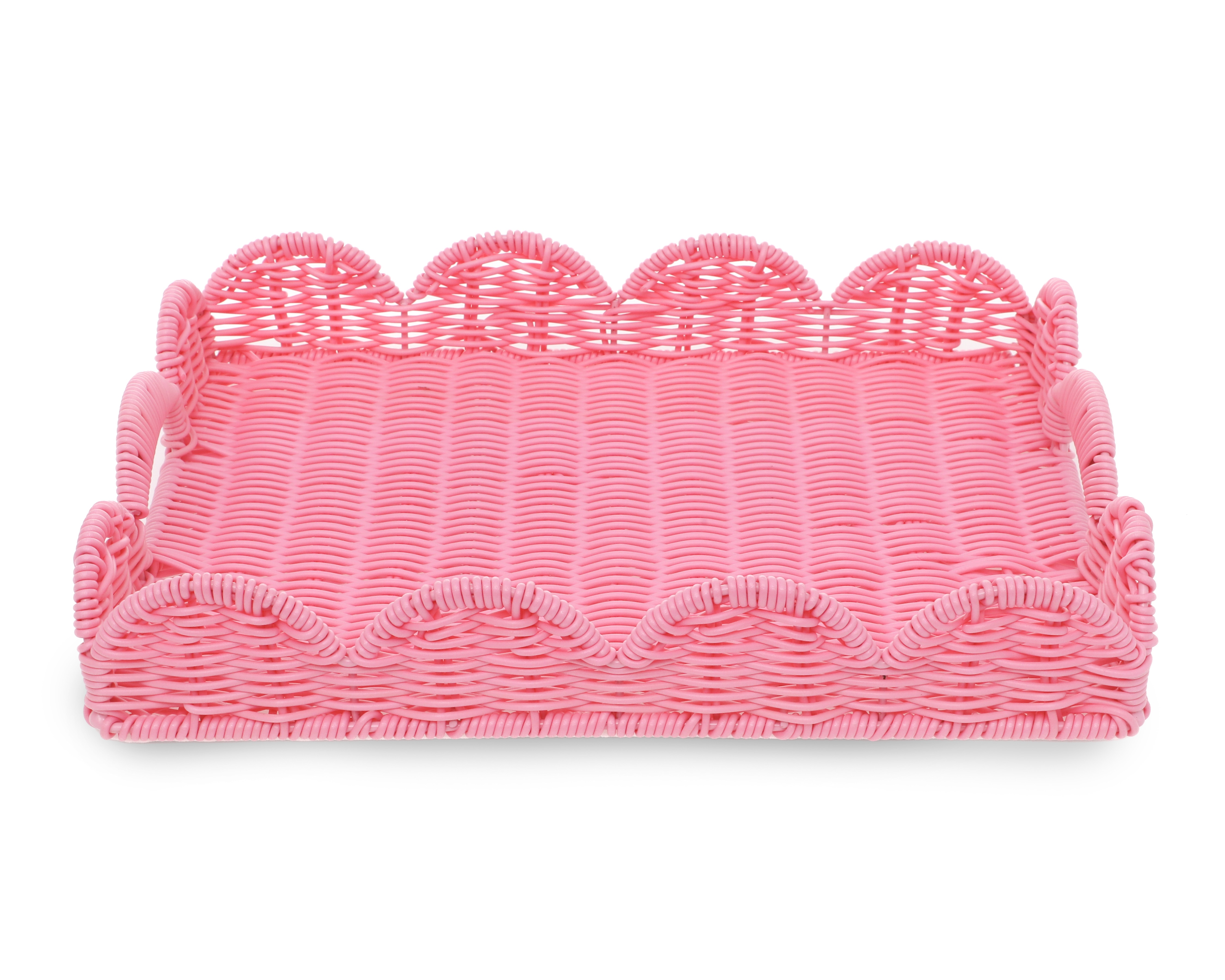 Charola Decorativa Rectangular Cessi de Plástico y Metal