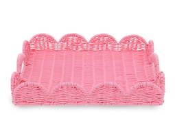 Charola Decorativa Rectangular Cessi de Plástico y Metal