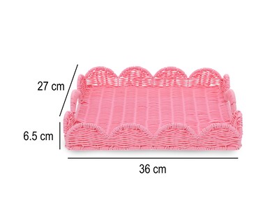 Foto 5 | Foto 5 | Charola Decorativa Rectangular Cessi de Plástico y Metal