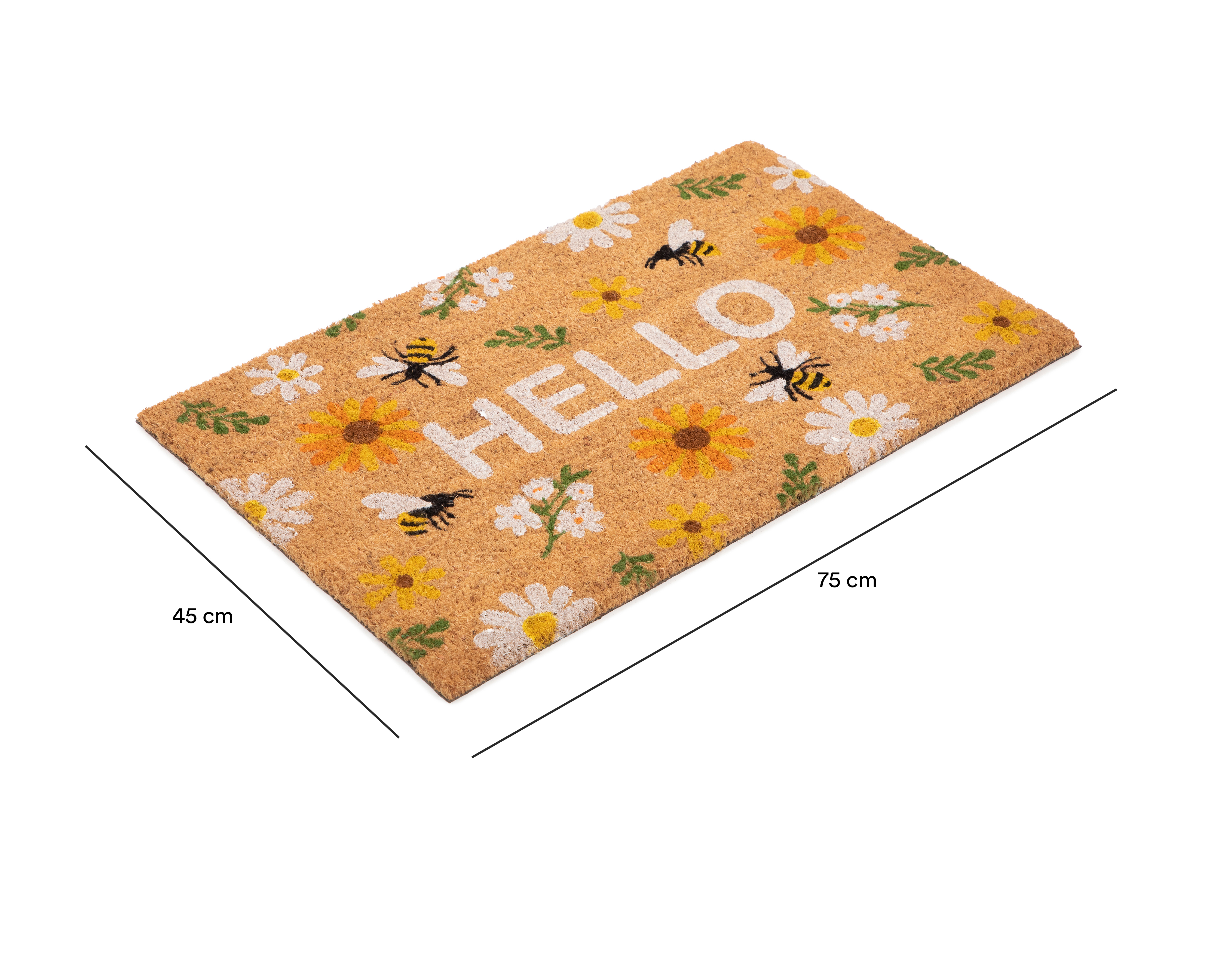Foto 5 | Foto 5 | Tapete de Entrada Hello Sunflower 75 x 45 cm