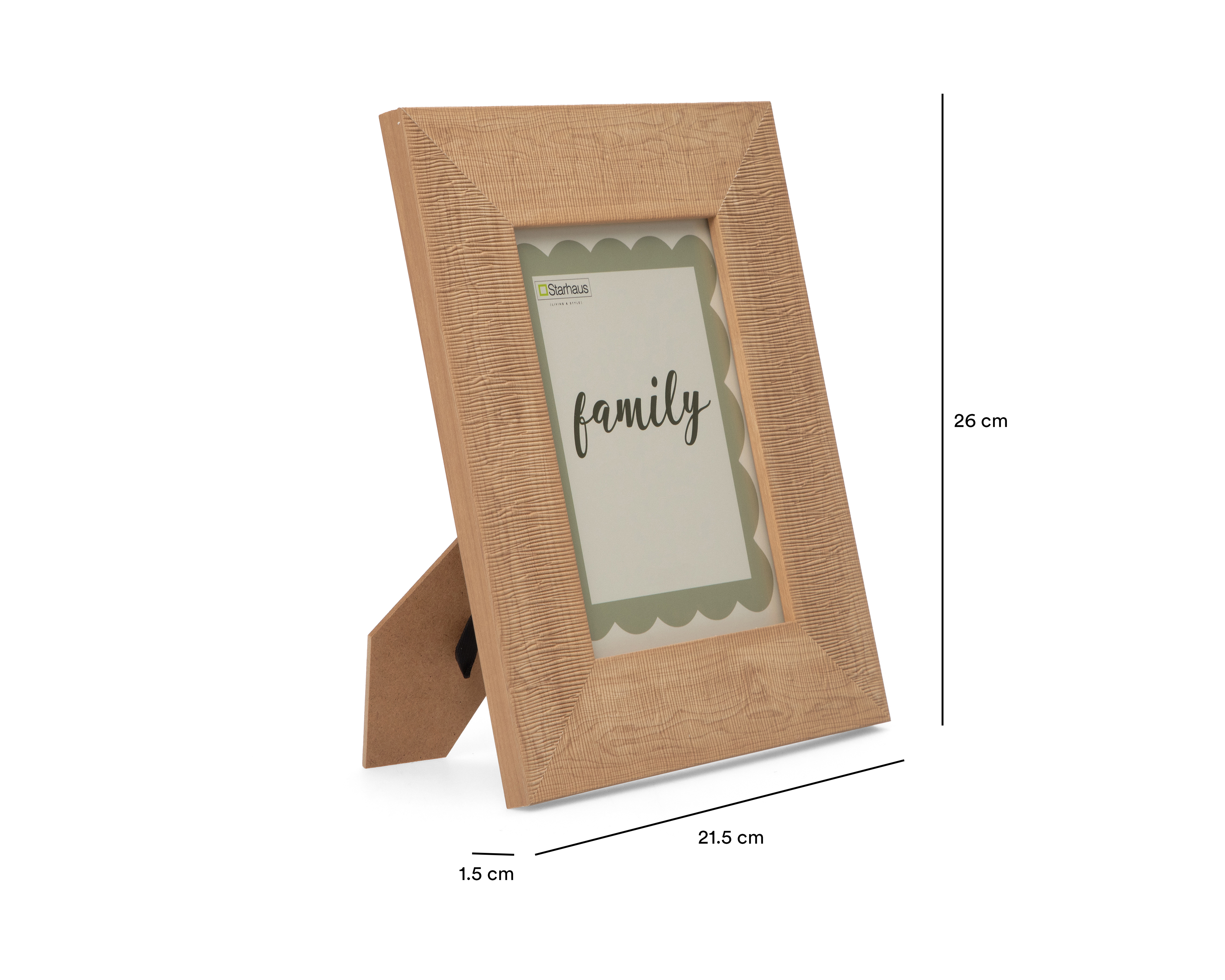 Foto 5 | Foto 5 | Portarretrato de Madera Starhaus 5 x 7 Pulgadas