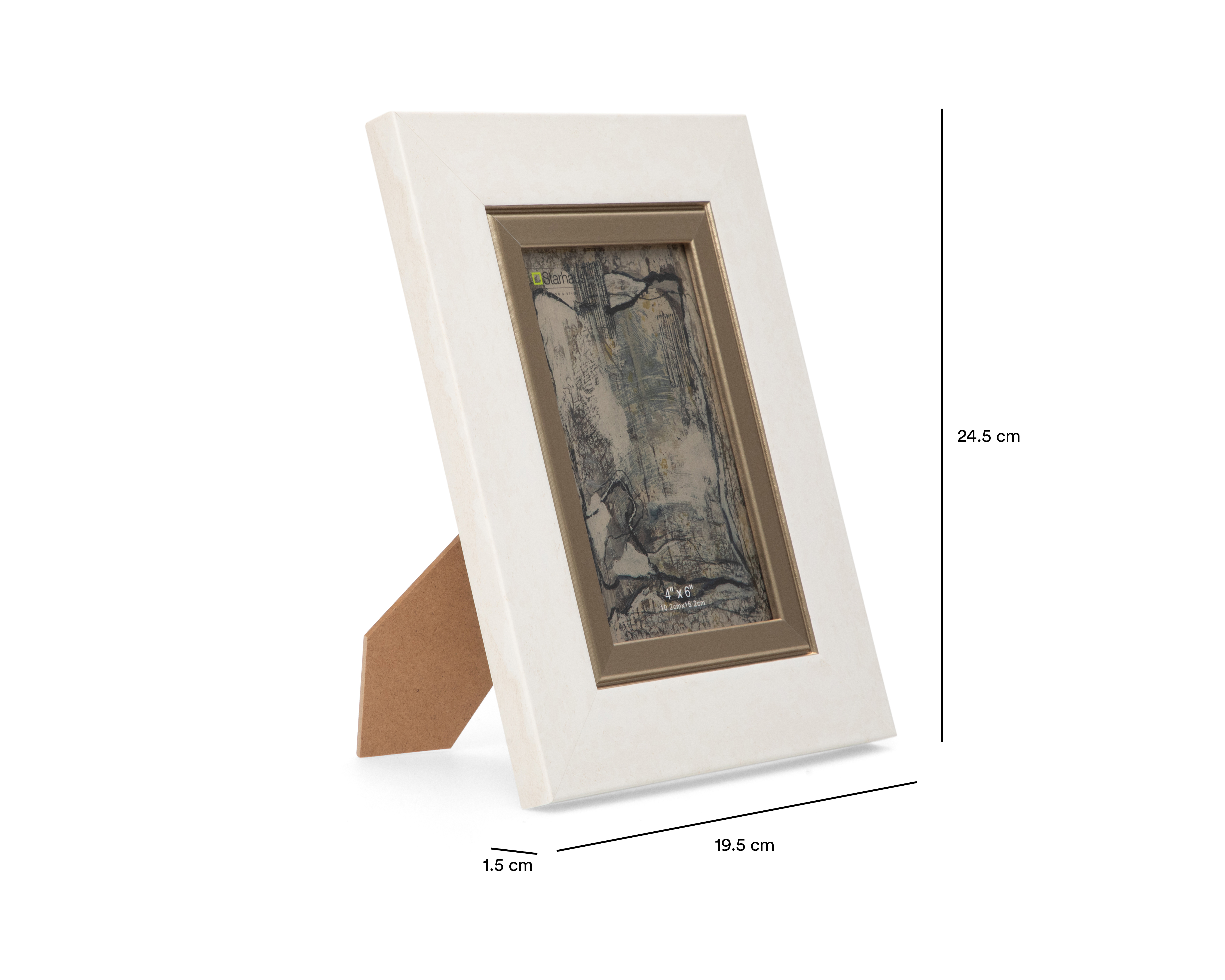 Foto 5 | Foto 5 | Portarretrato de Madera Starhaus 4 x 6 Pulgadas