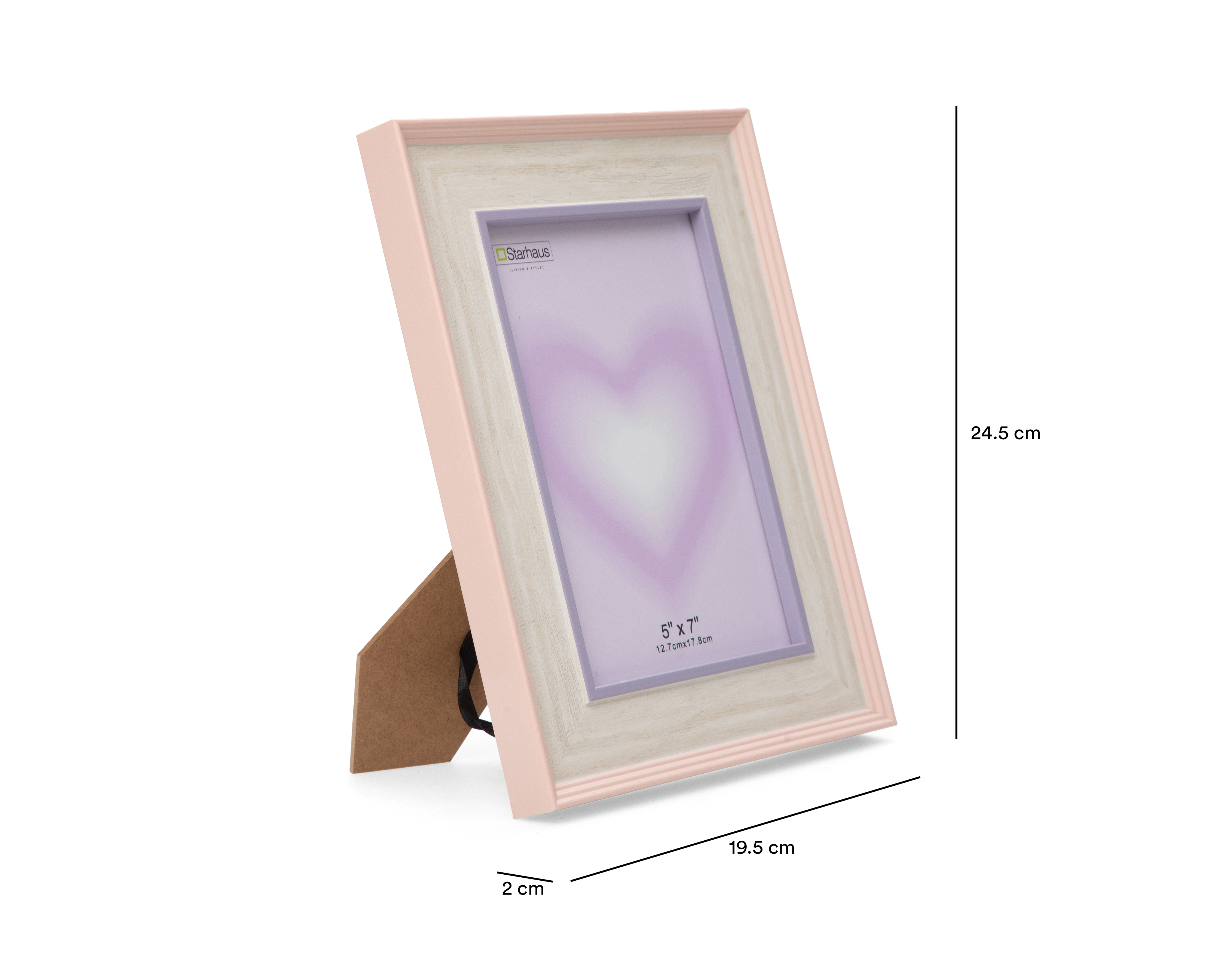 Foto 6 pulgar | Foto 5 | Portarretrato de Madera Starhaus 5 x 7 Pulgadas